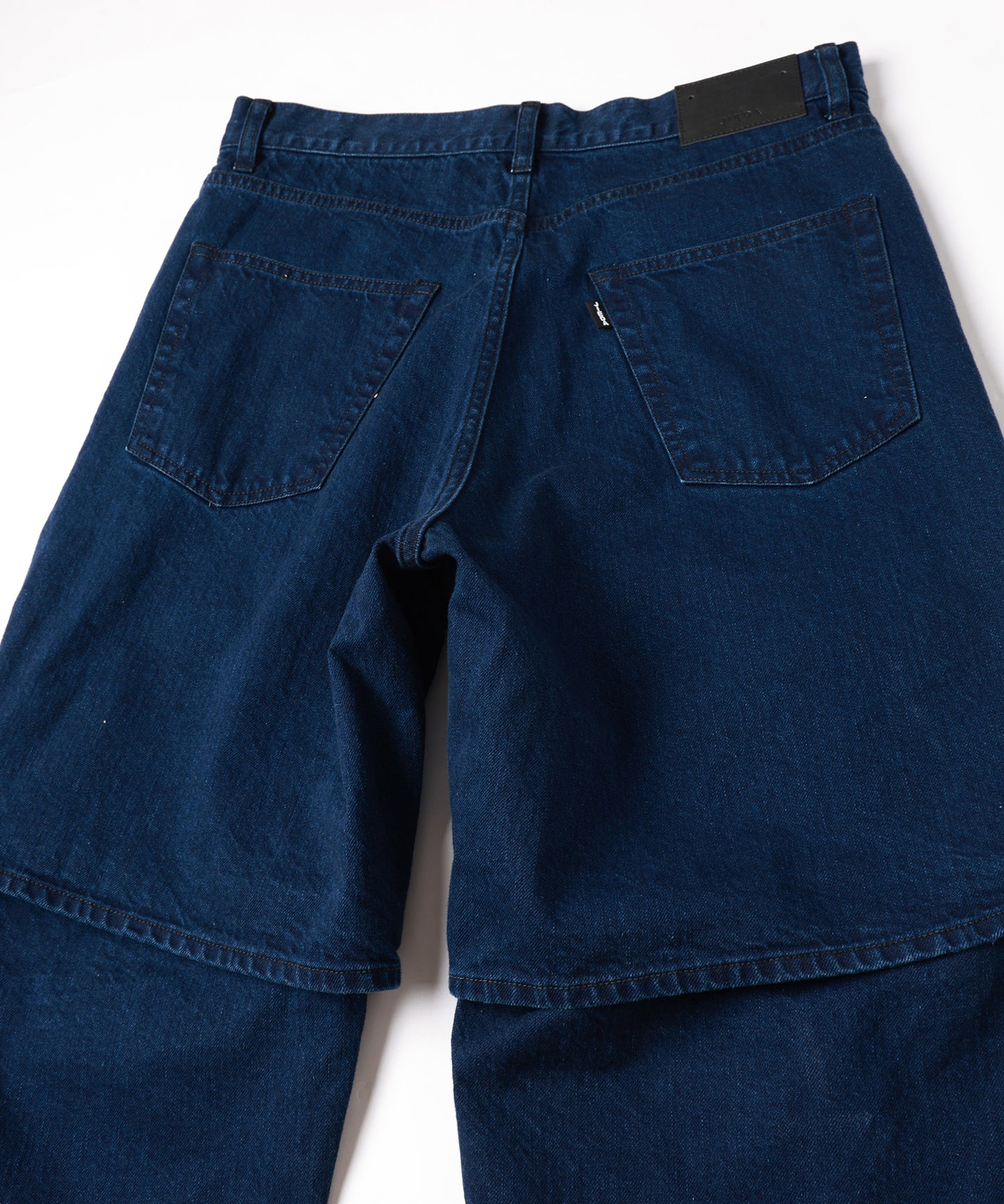 USED KNEE HIGH LAYERED DENIM