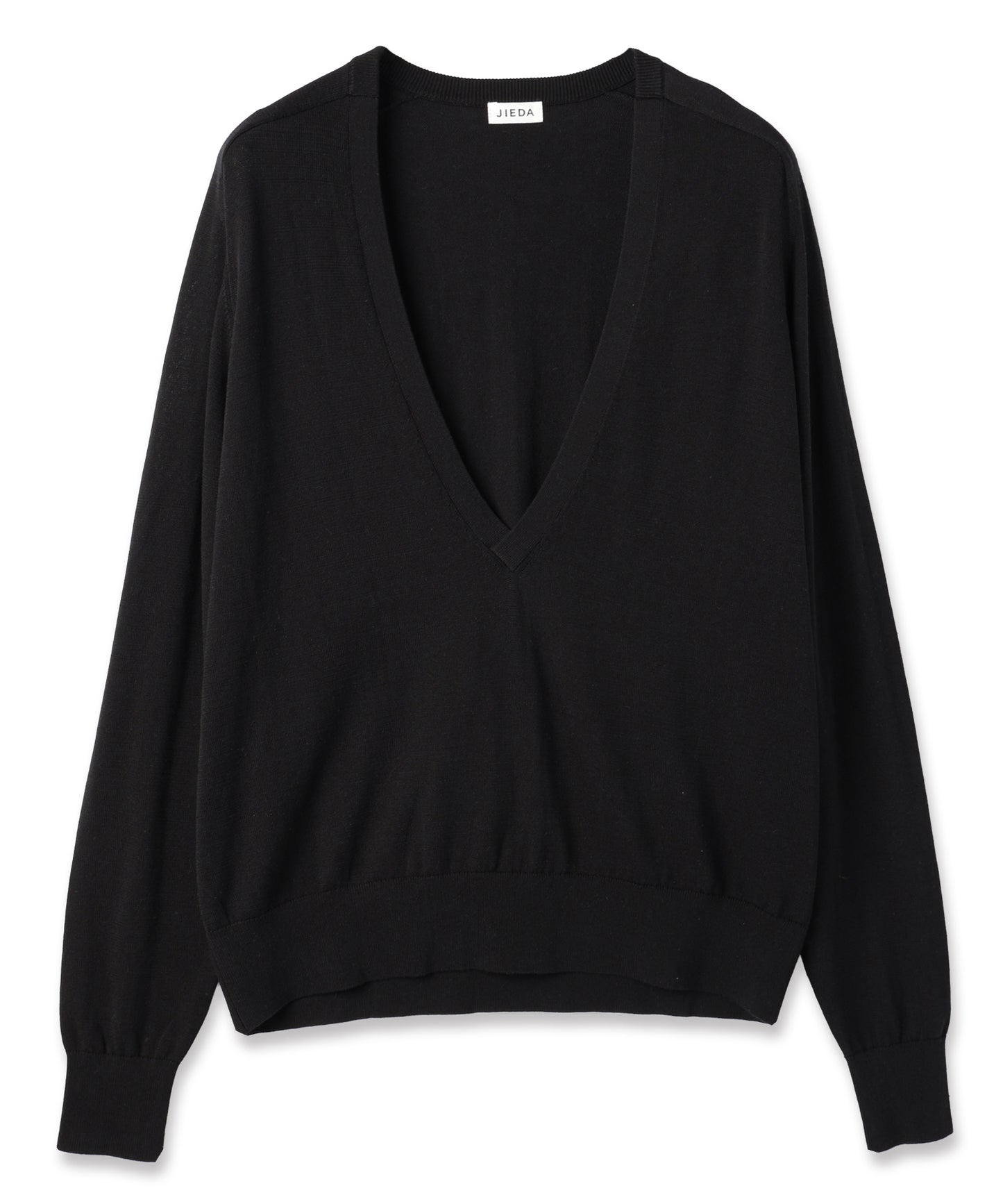 COTTON SILK V NECK KNIT