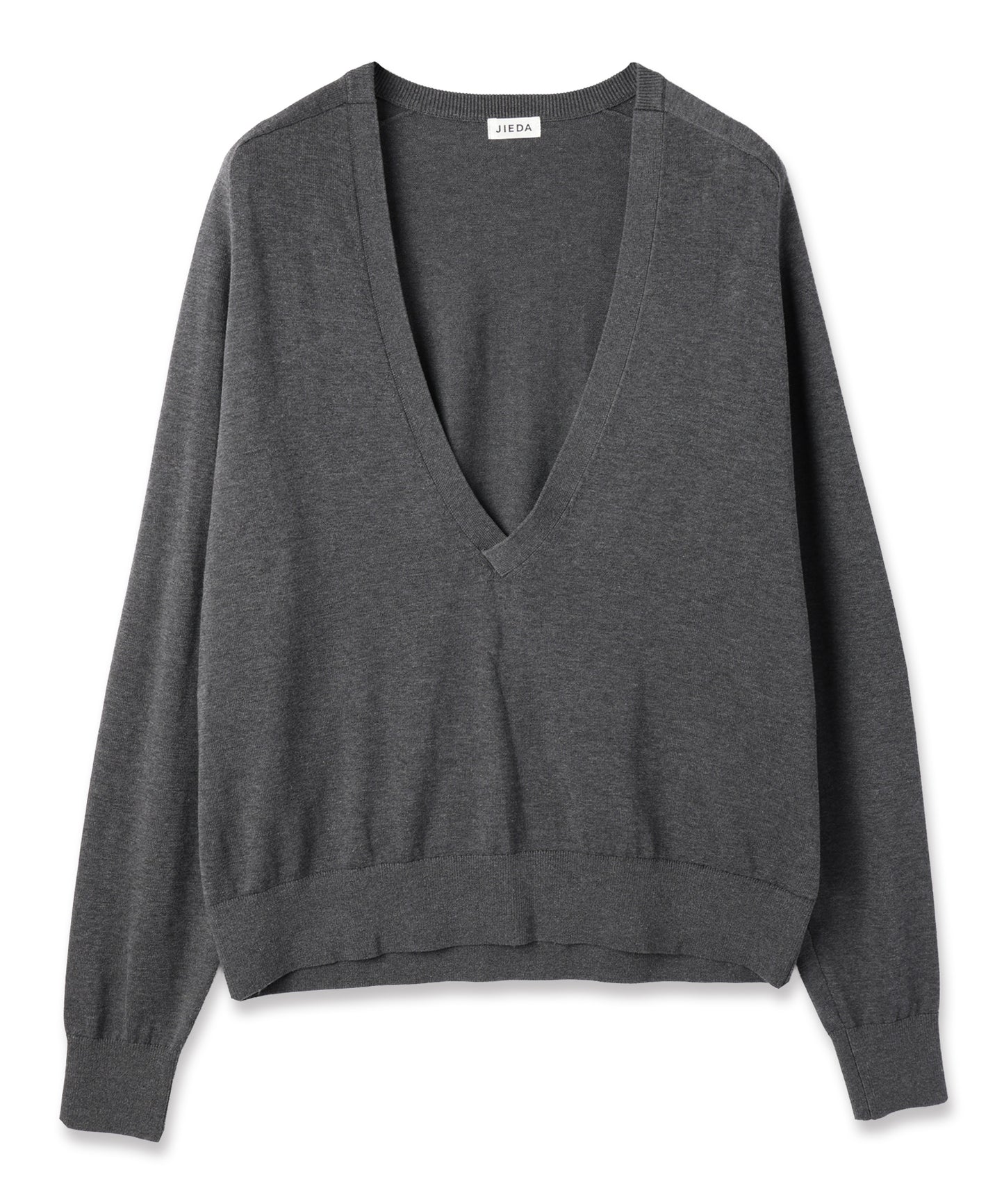 COTTON SILK V NECK KNIT