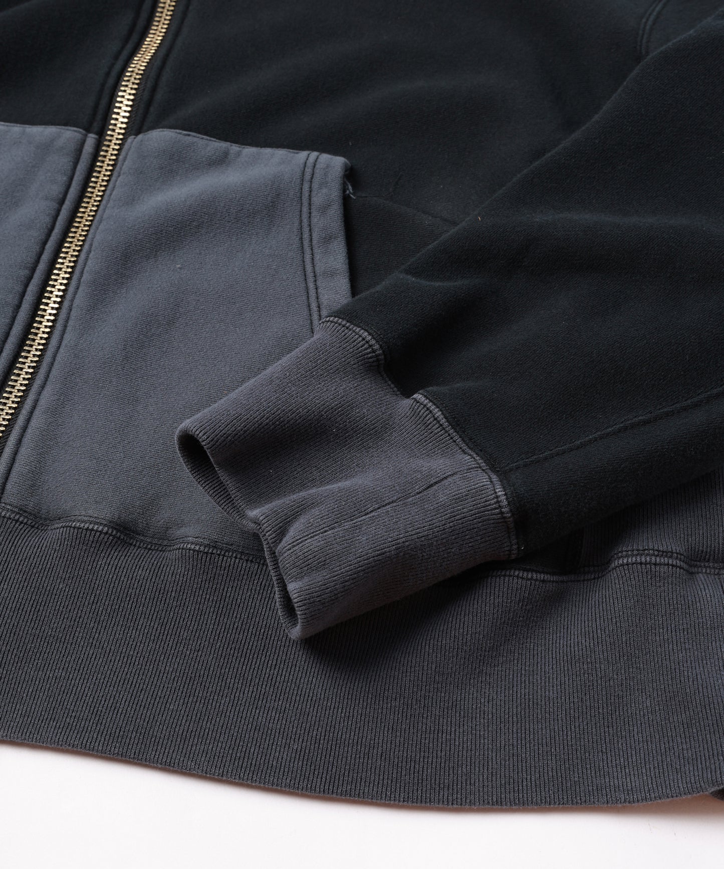 2TONE ZIP HOODIE