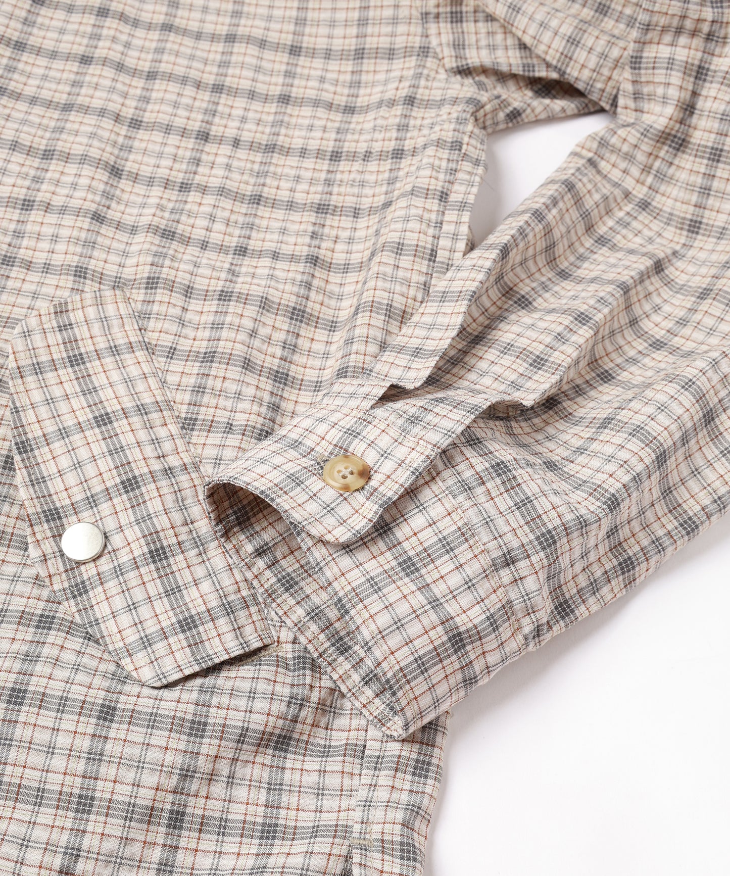 SEERSUCKER ZIP SHIRT