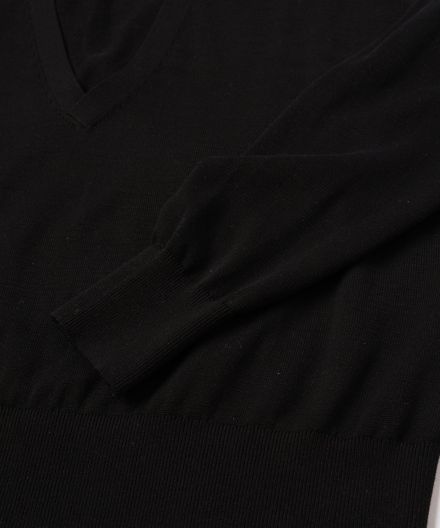 COTTON SILK V NECK KNIT