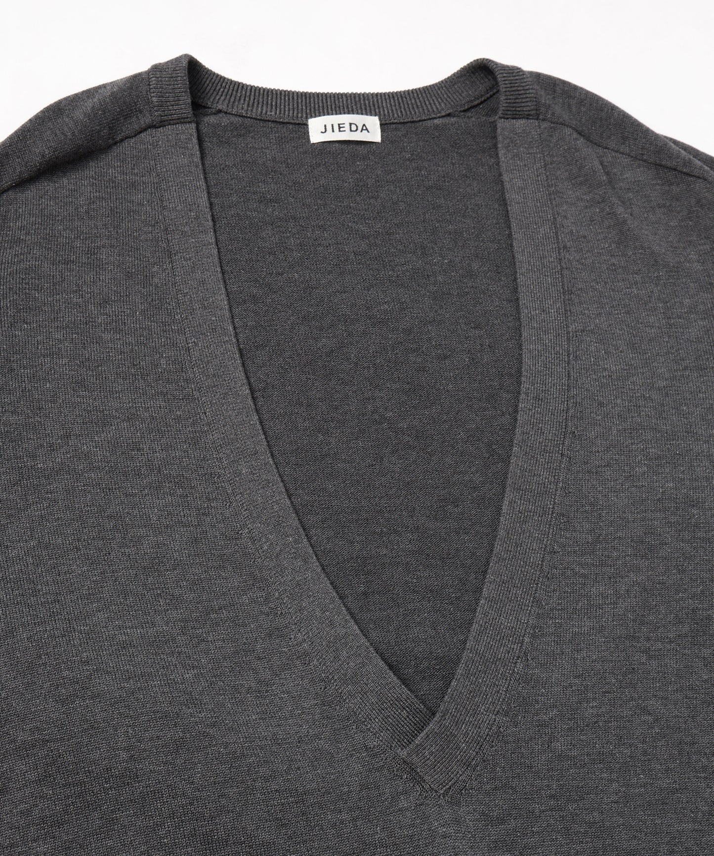 COTTON SILK V NECK KNIT