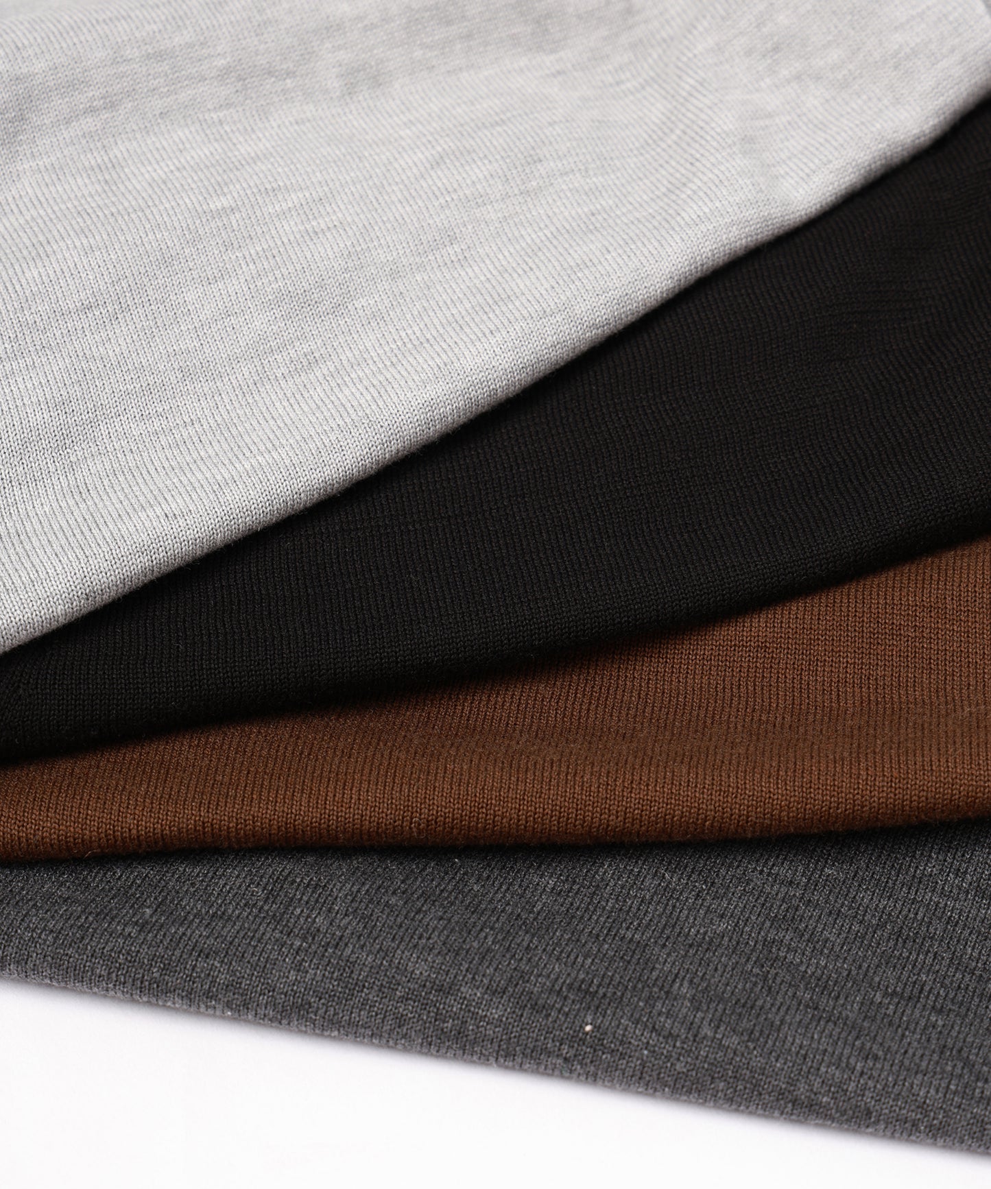 COTTON SILK V NECK KNIT