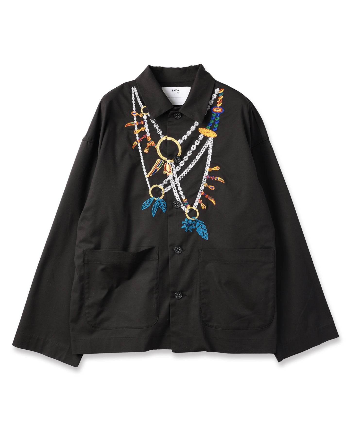 AMULET EMBROIDERY SHIRT【8月下旬】