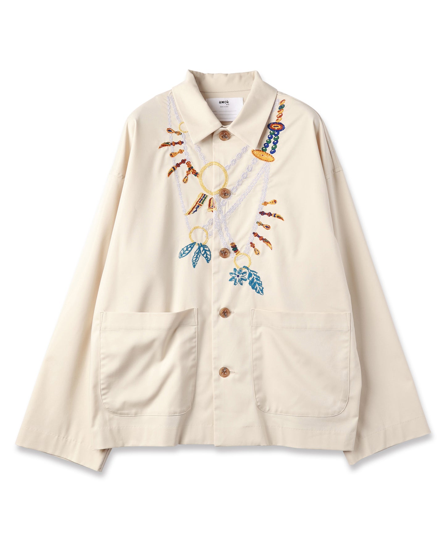 AMULET EMBROIDERY SHIRT【8月下旬】