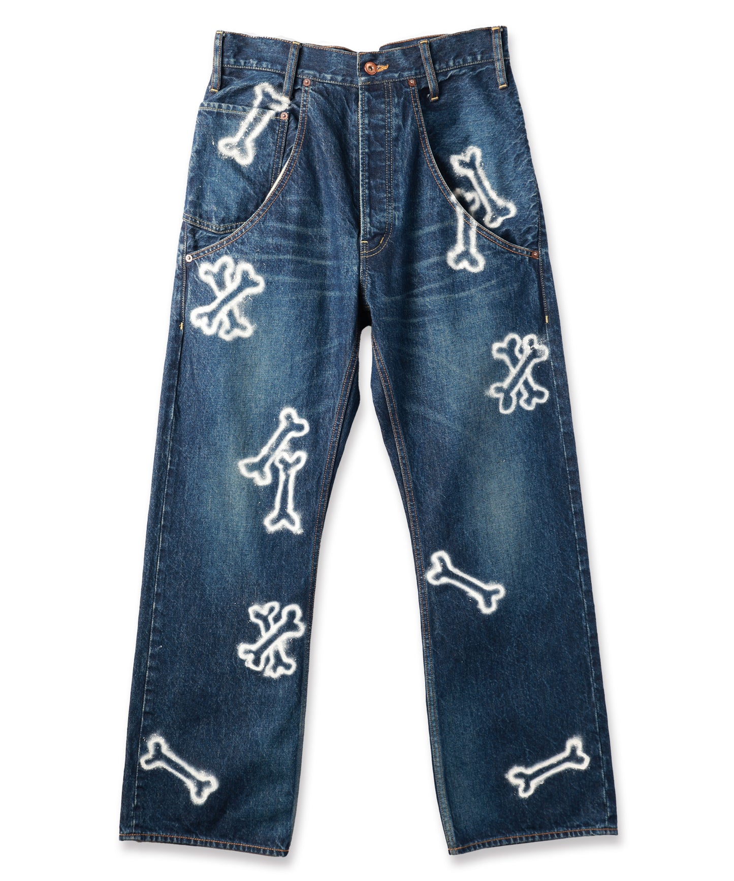 HAND PAINTING DENIM PANTS【8月下旬】