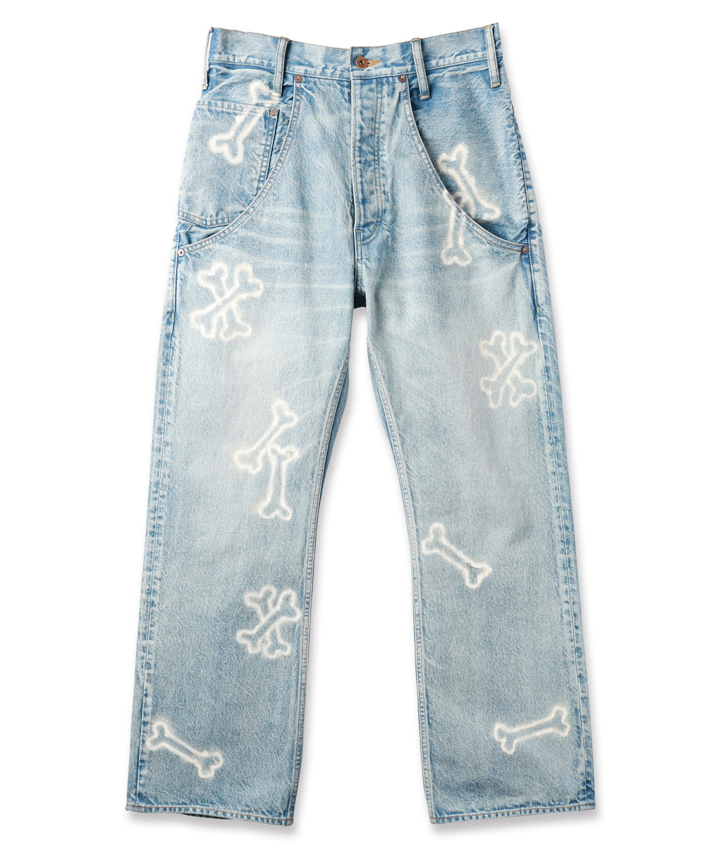 HAND PAINTING DENIM PANTS【8月下旬】