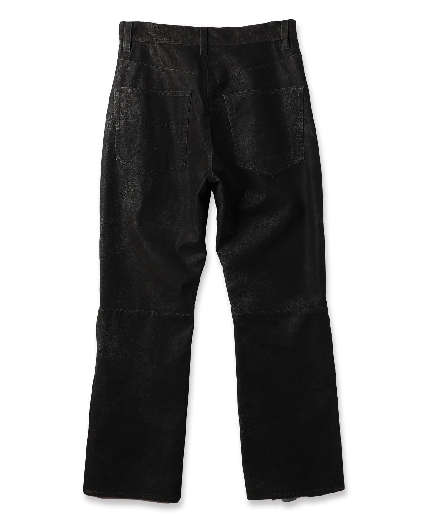 FLOCKING ECO LEATHER PANTS【8月下旬】