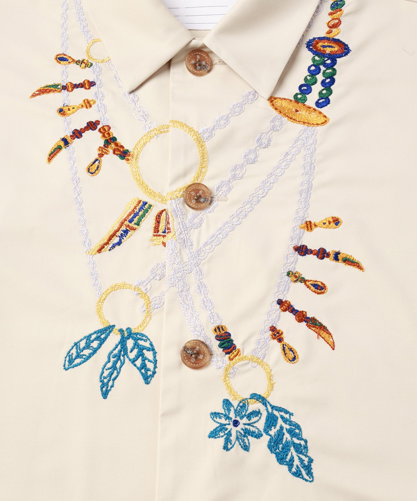 AMULET EMBROIDERY SHIRT【8月下旬】