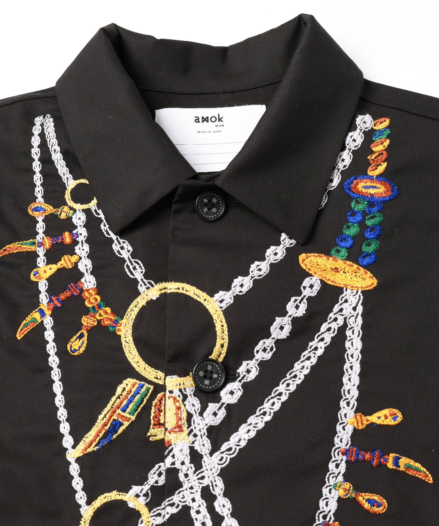 AMULET EMBROIDERY SHIRT【8月下旬】