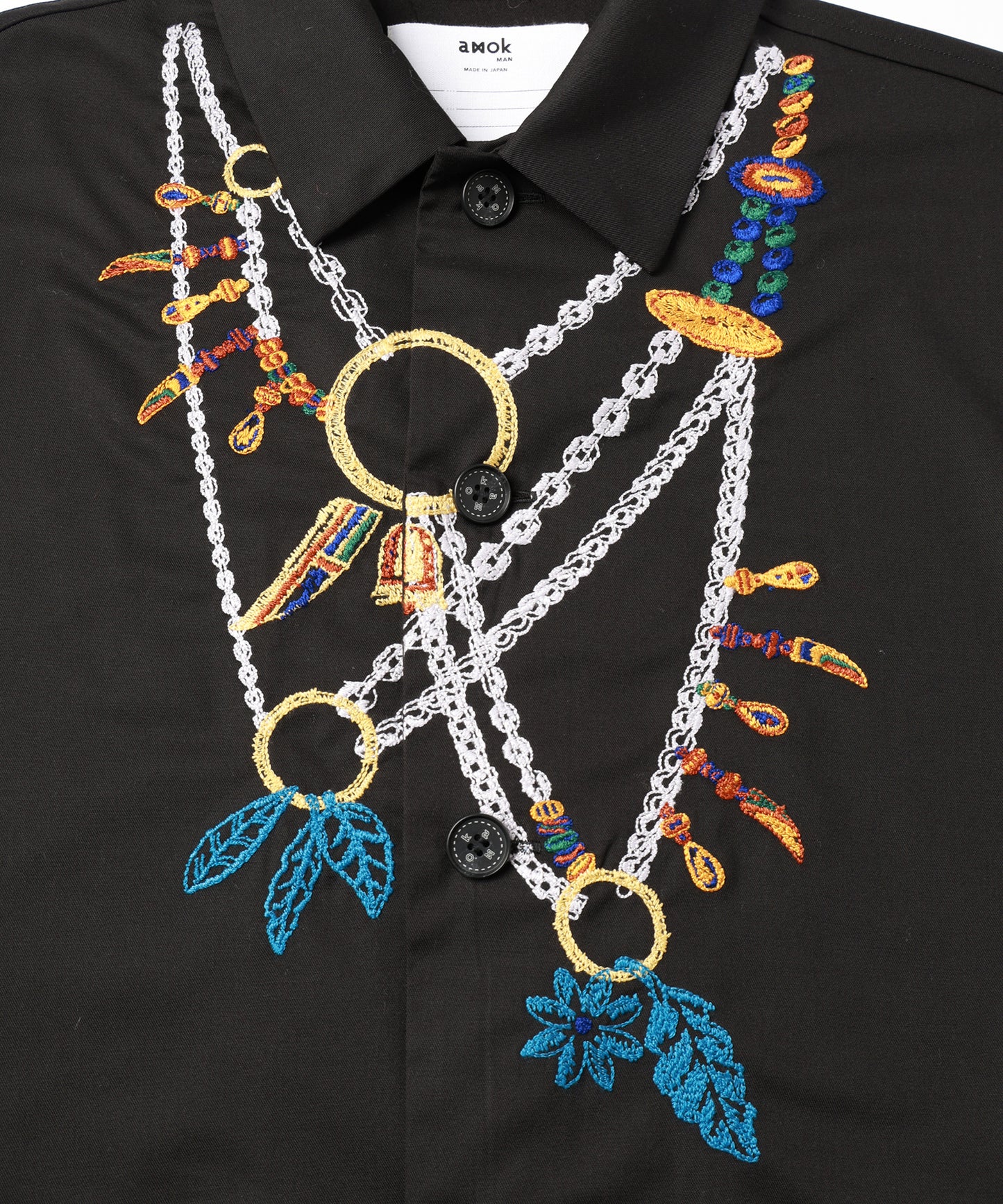 AMULET EMBROIDERY SHIRT【8月下旬】