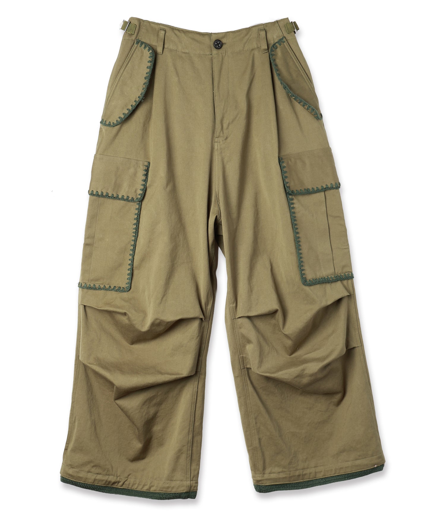 HAND KNITTING MILITARY PANTS
