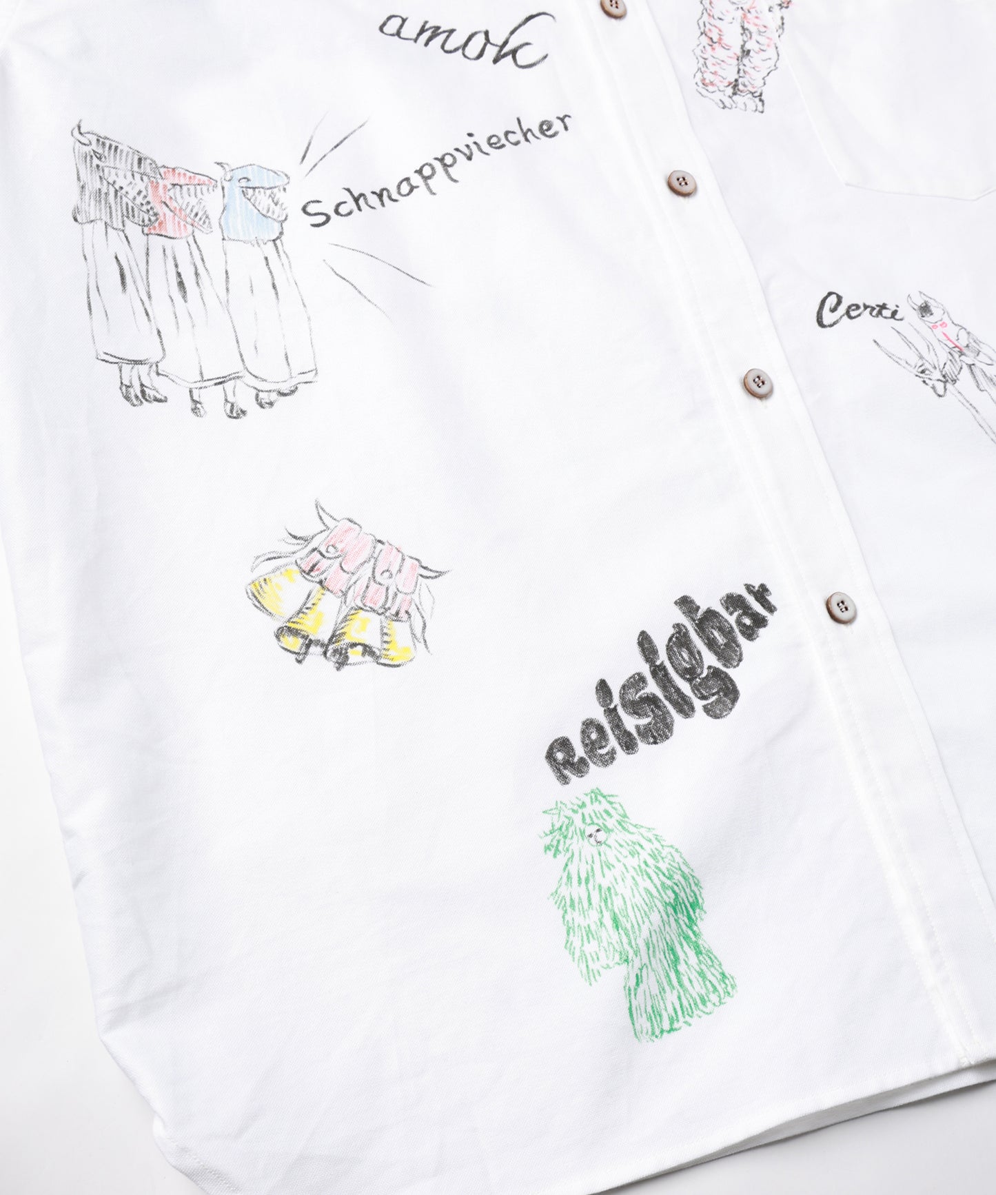 HAND PAINTING MONSTER SHIRT【8月下旬】