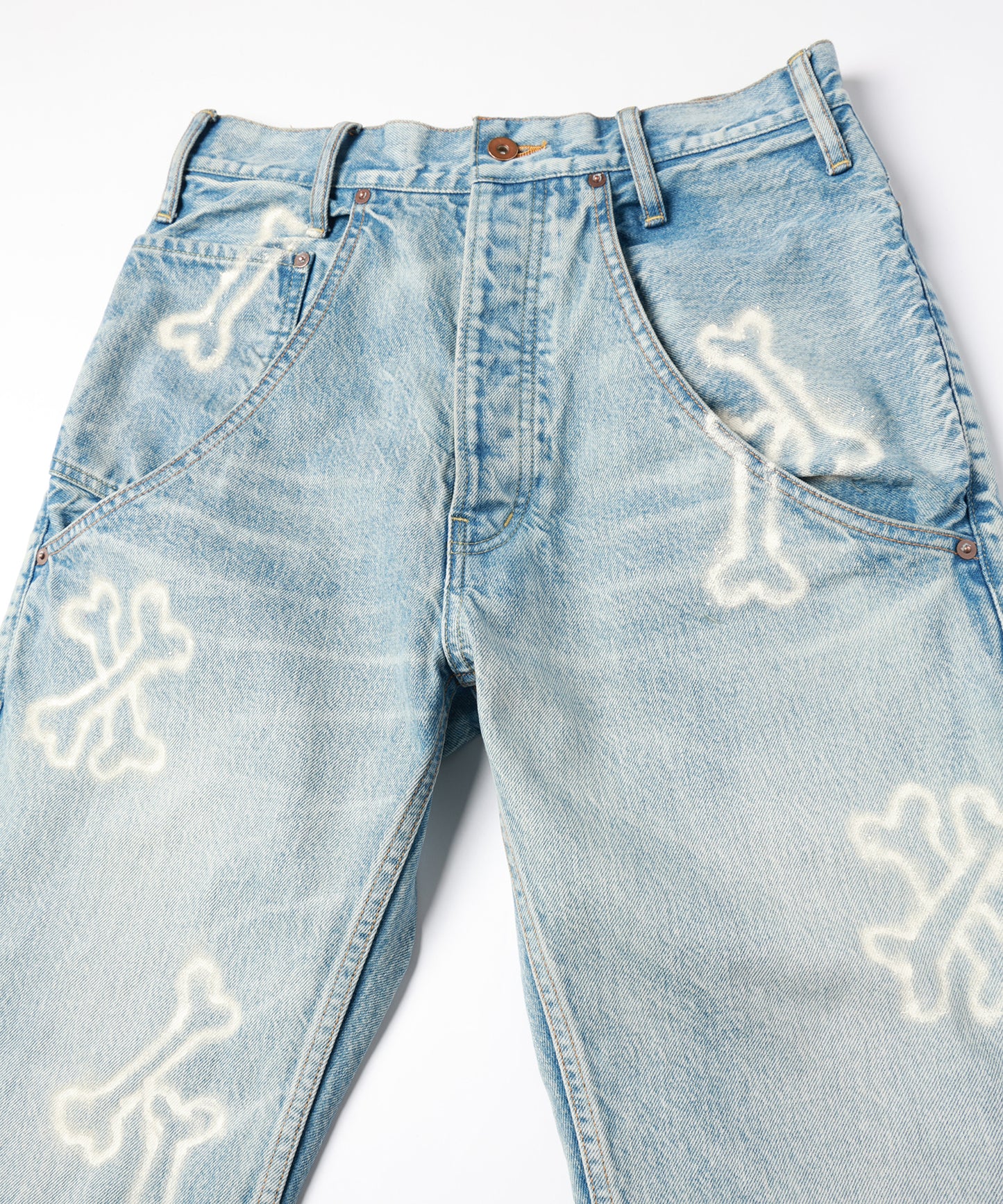 HAND PAINTING DENIM PANTS【8月下旬】