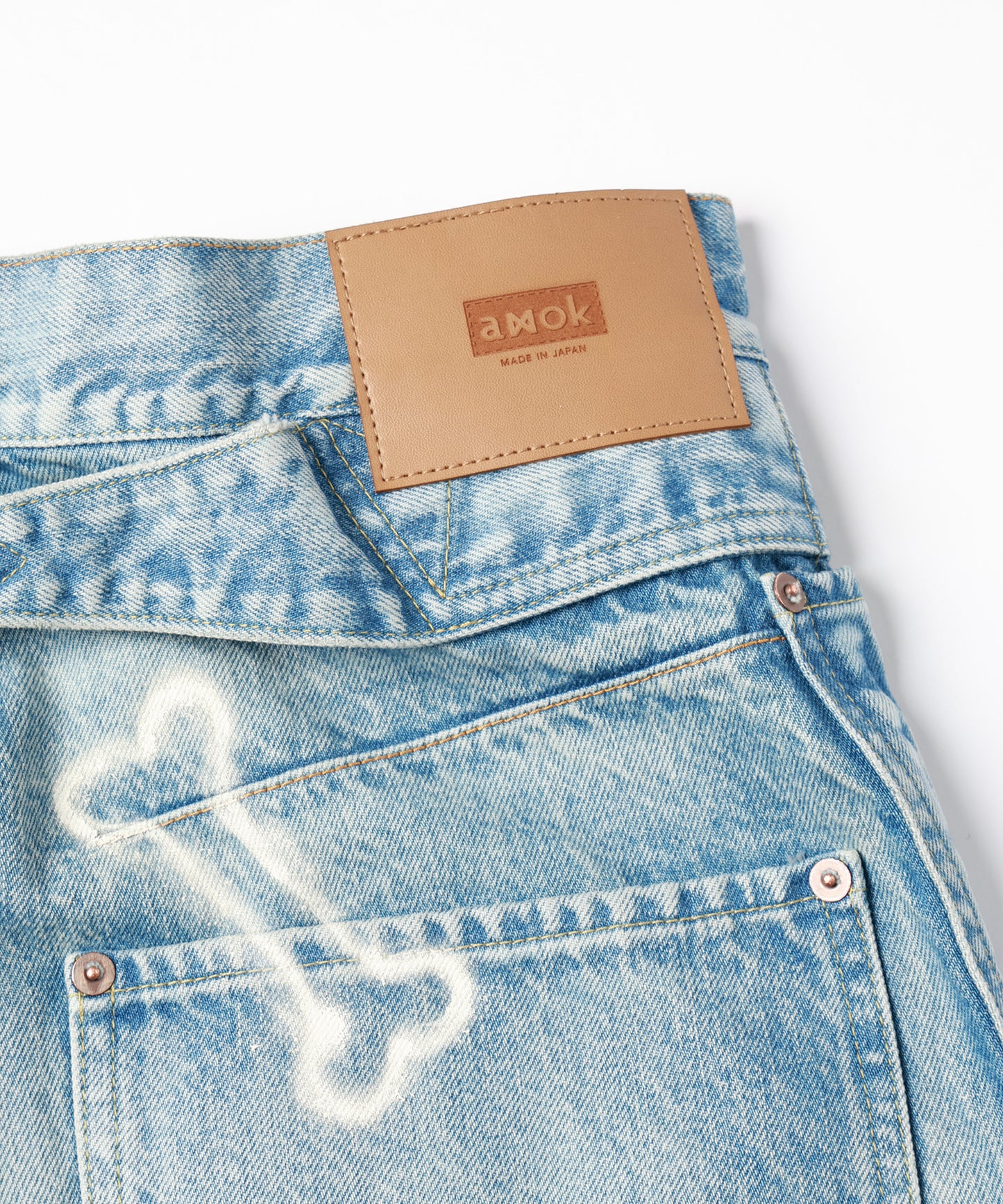 HAND PAINTING DENIM PANTS【8月下旬】