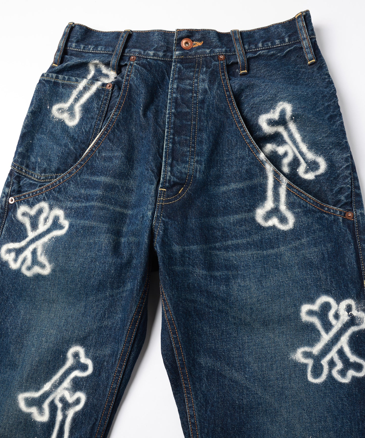 HAND PAINTING DENIM PANTS【8月下旬】