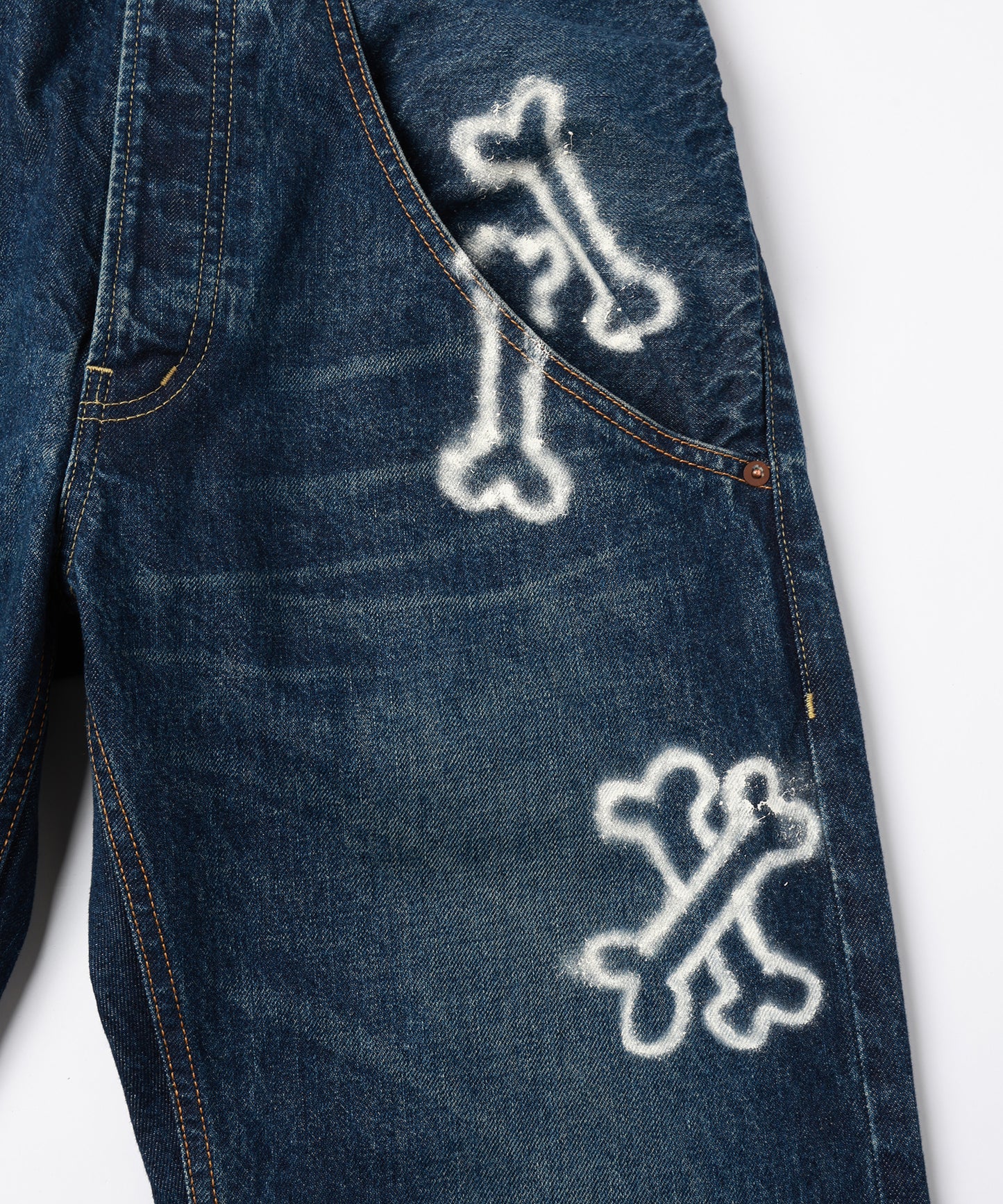 HAND PAINTING DENIM PANTS【8月下旬】