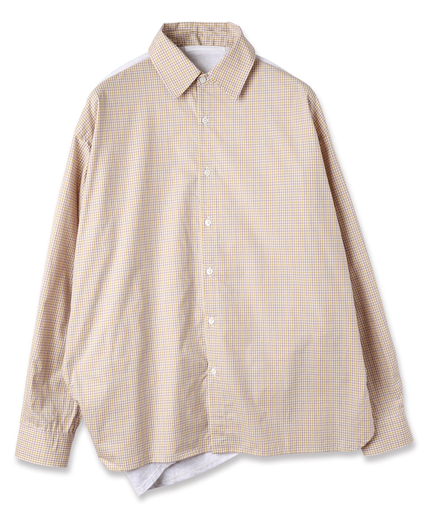BACK-TO-FRONT CHECK SHIRT
