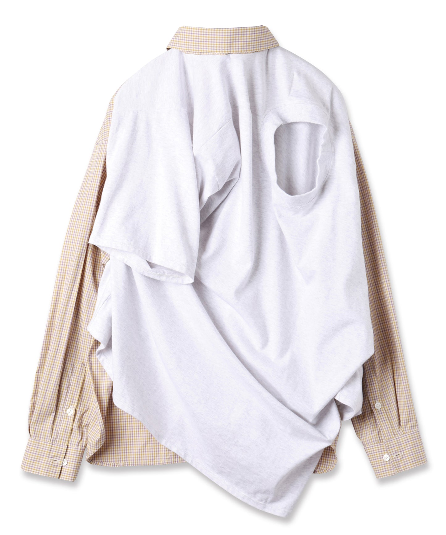 BACK-TO-FRONT CHECK SHIRT
