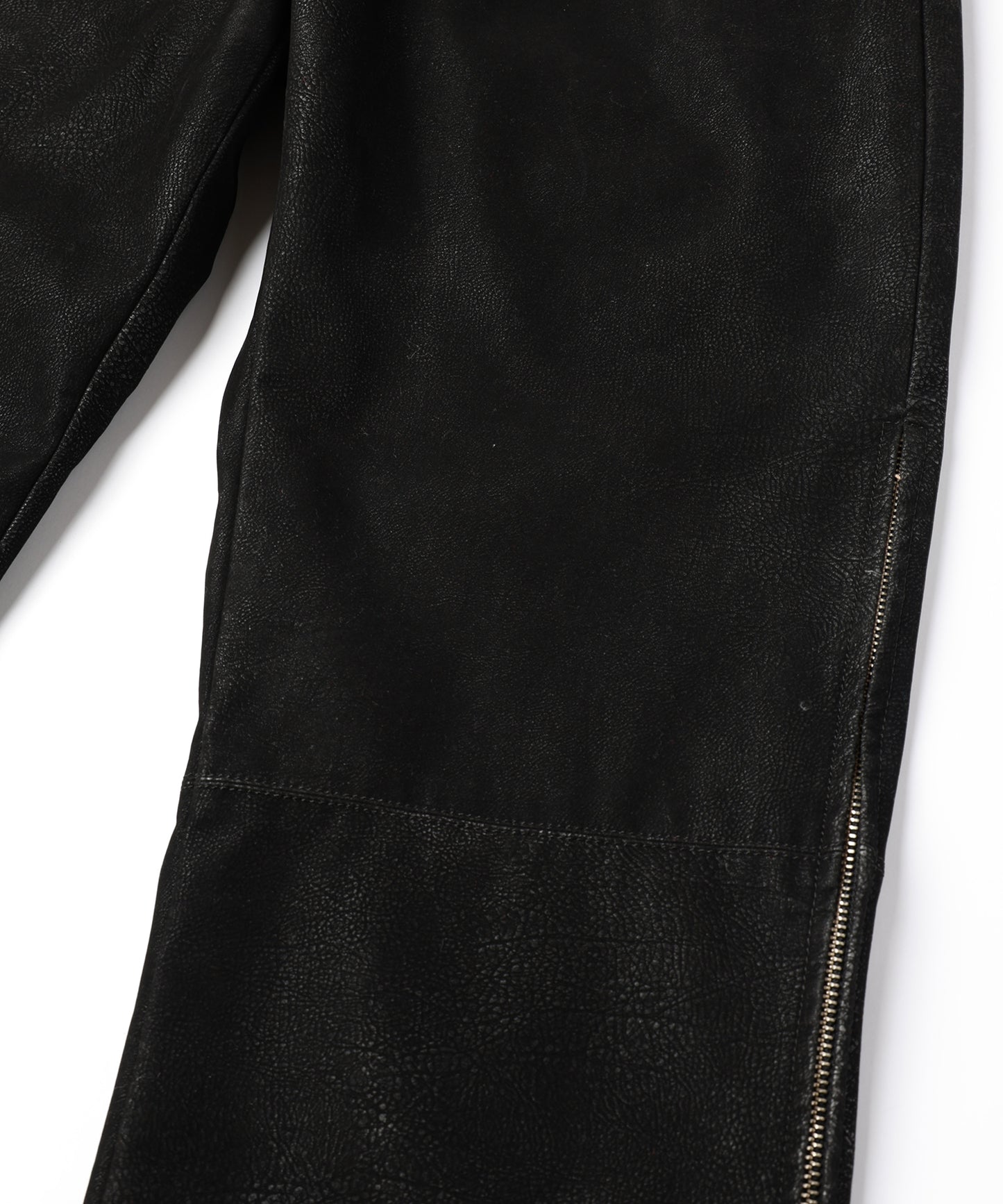 FLOCKING ECO LEATHER PANTS【8月下旬】