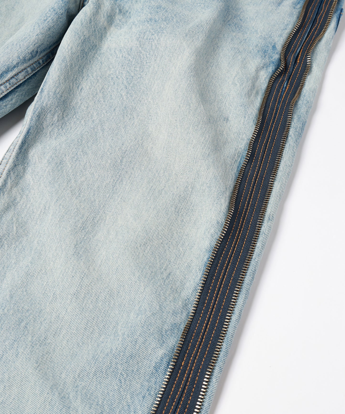 TWO-IN-ONE DENIM PANTS