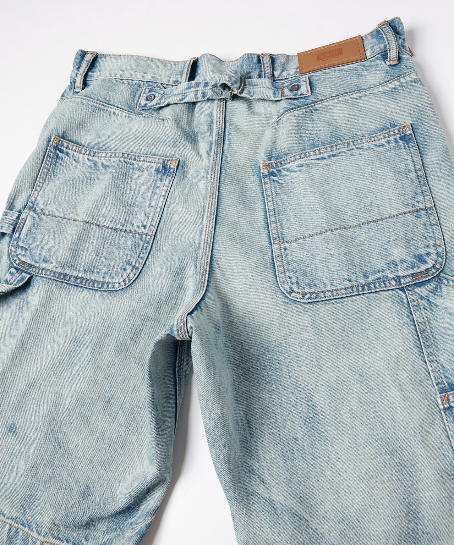 TWO-IN-ONE DENIM PANTS