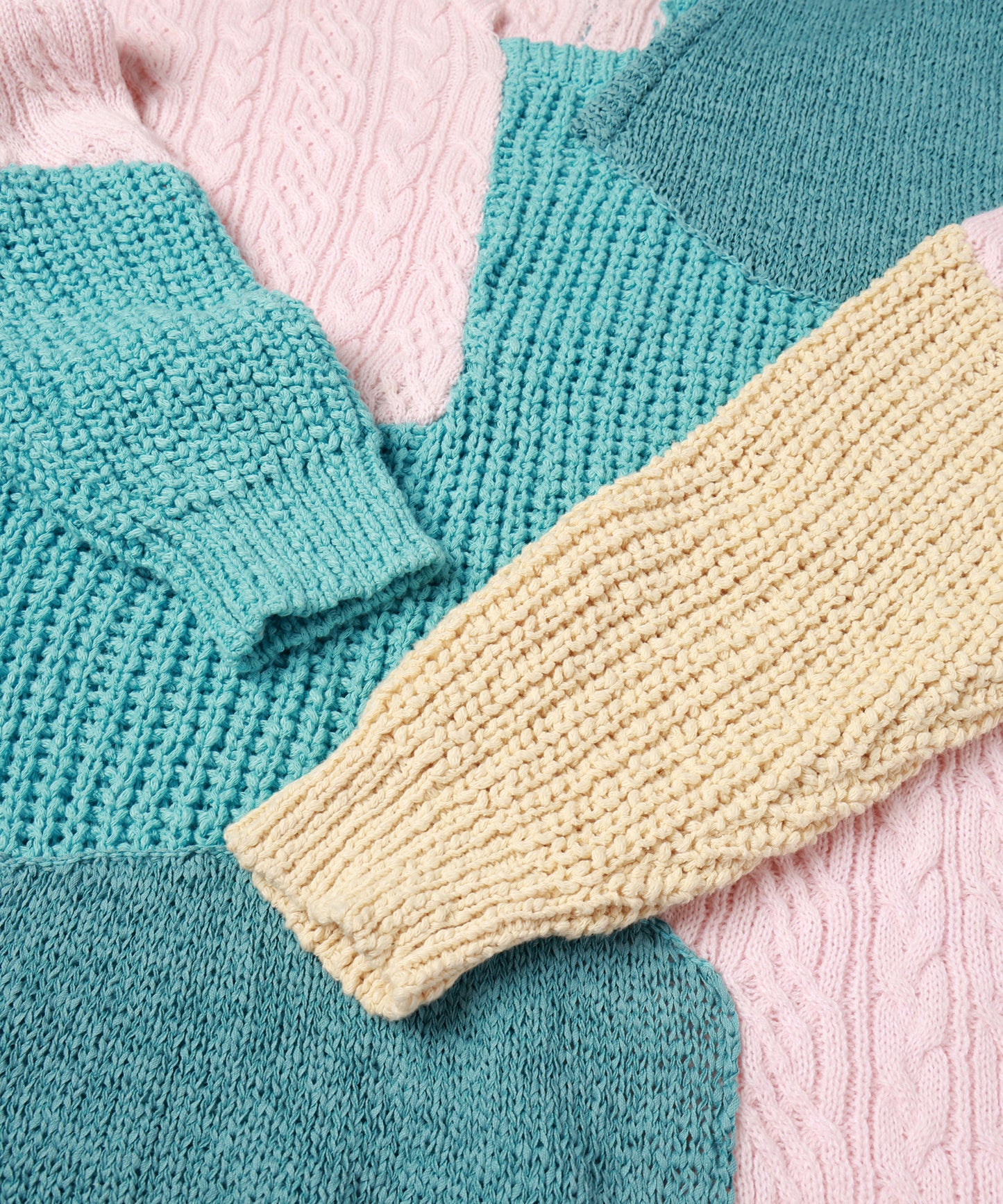 PATCHWORK KNIT