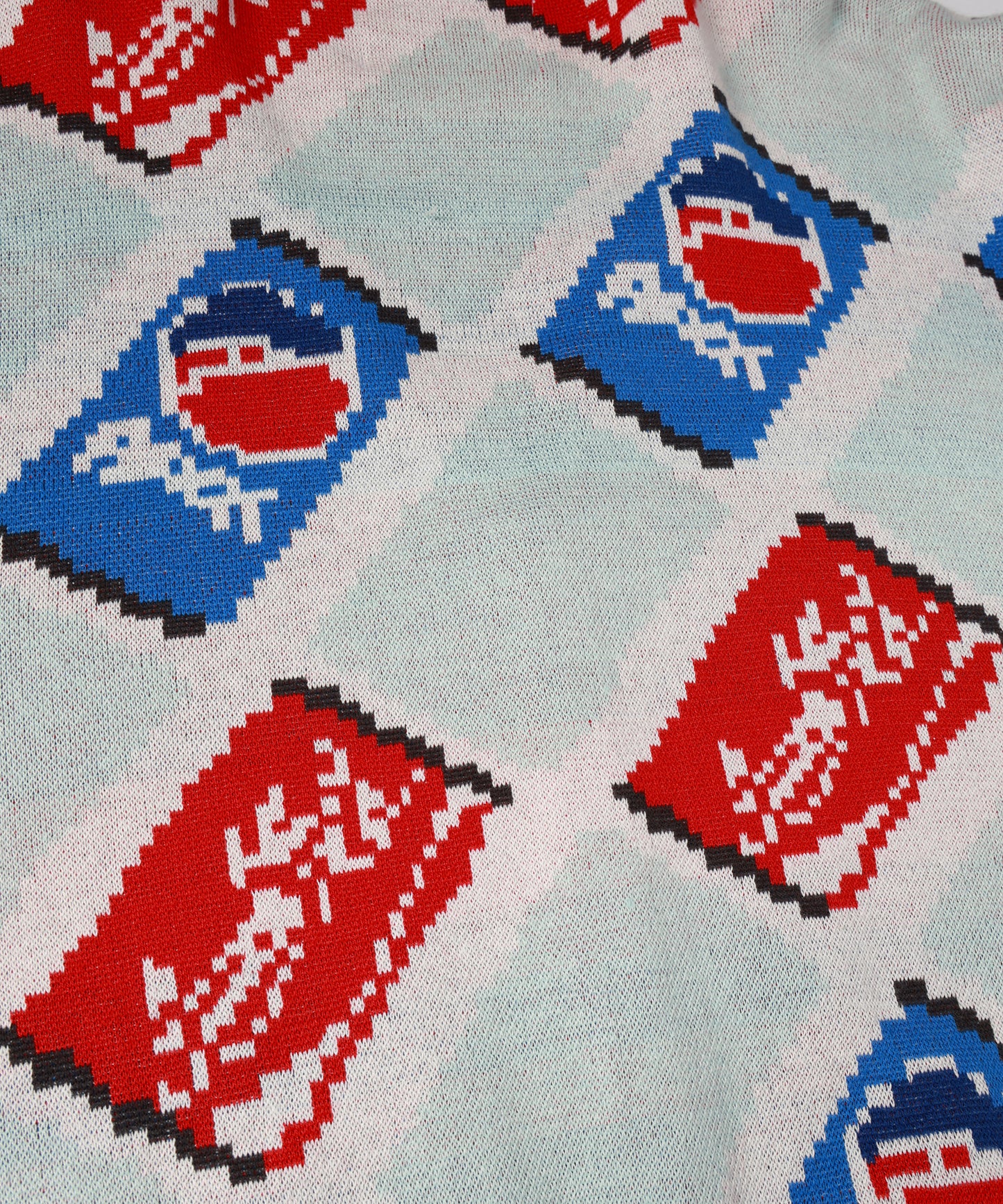 CAN ARGYLE KNIT CARDIGAN