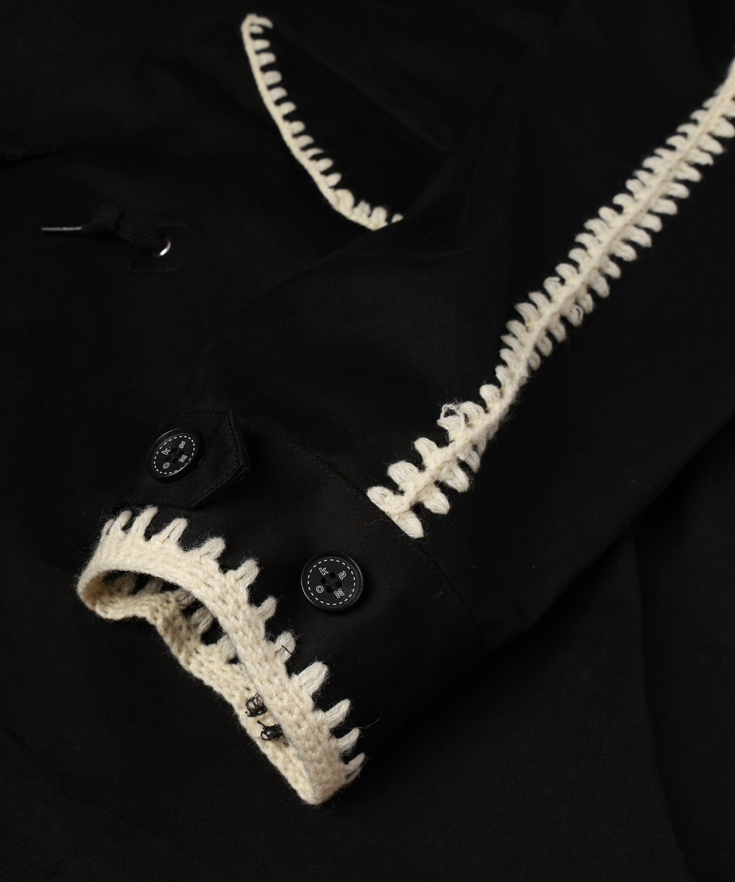 HAND KNITTING MILITARY COAT