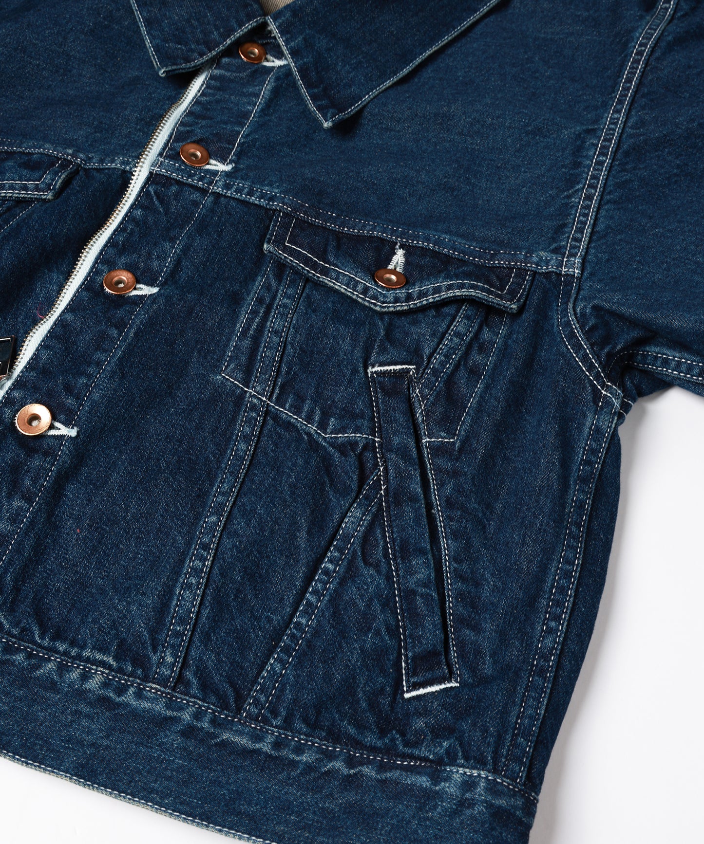 TWO-IN-ONE DENIM JACKET