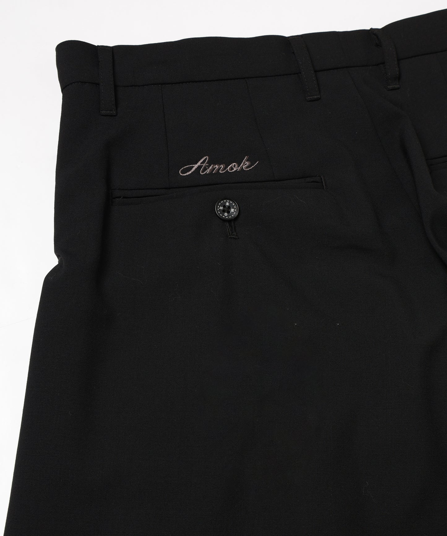 WOOL WIDE TROUSERS