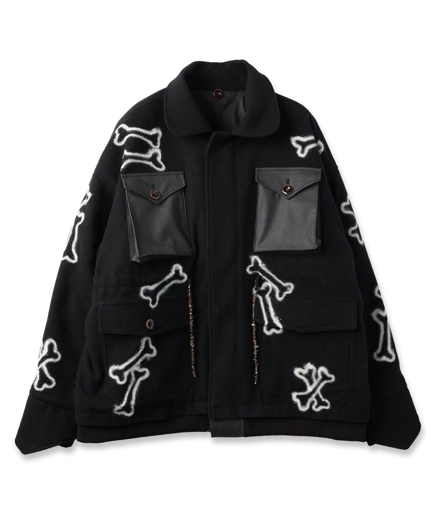HAND PAINTING MILITARY BLOUSON【9月中旬】