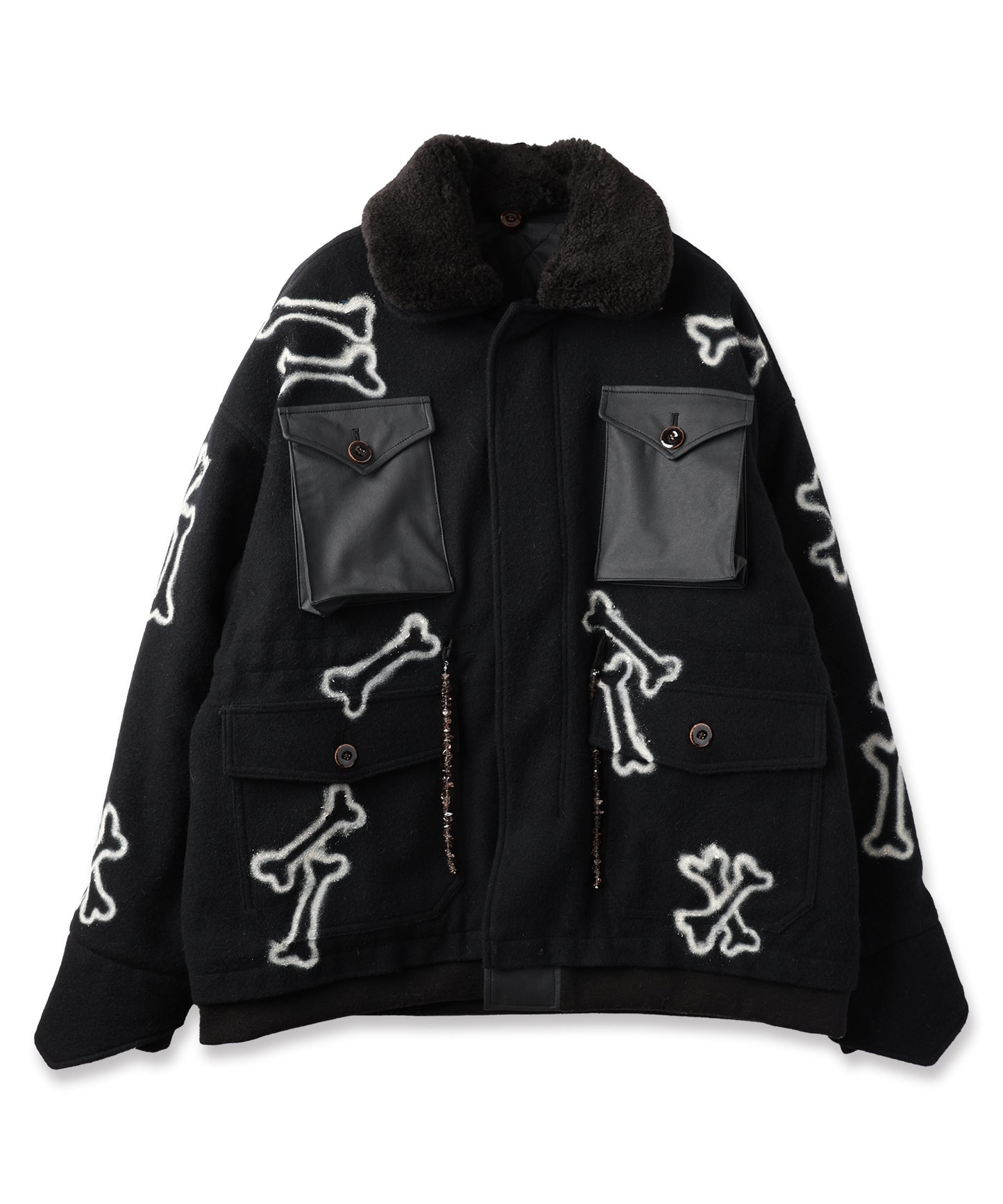 HAND PAINTING MILITARY BLOUSON【9月中旬】