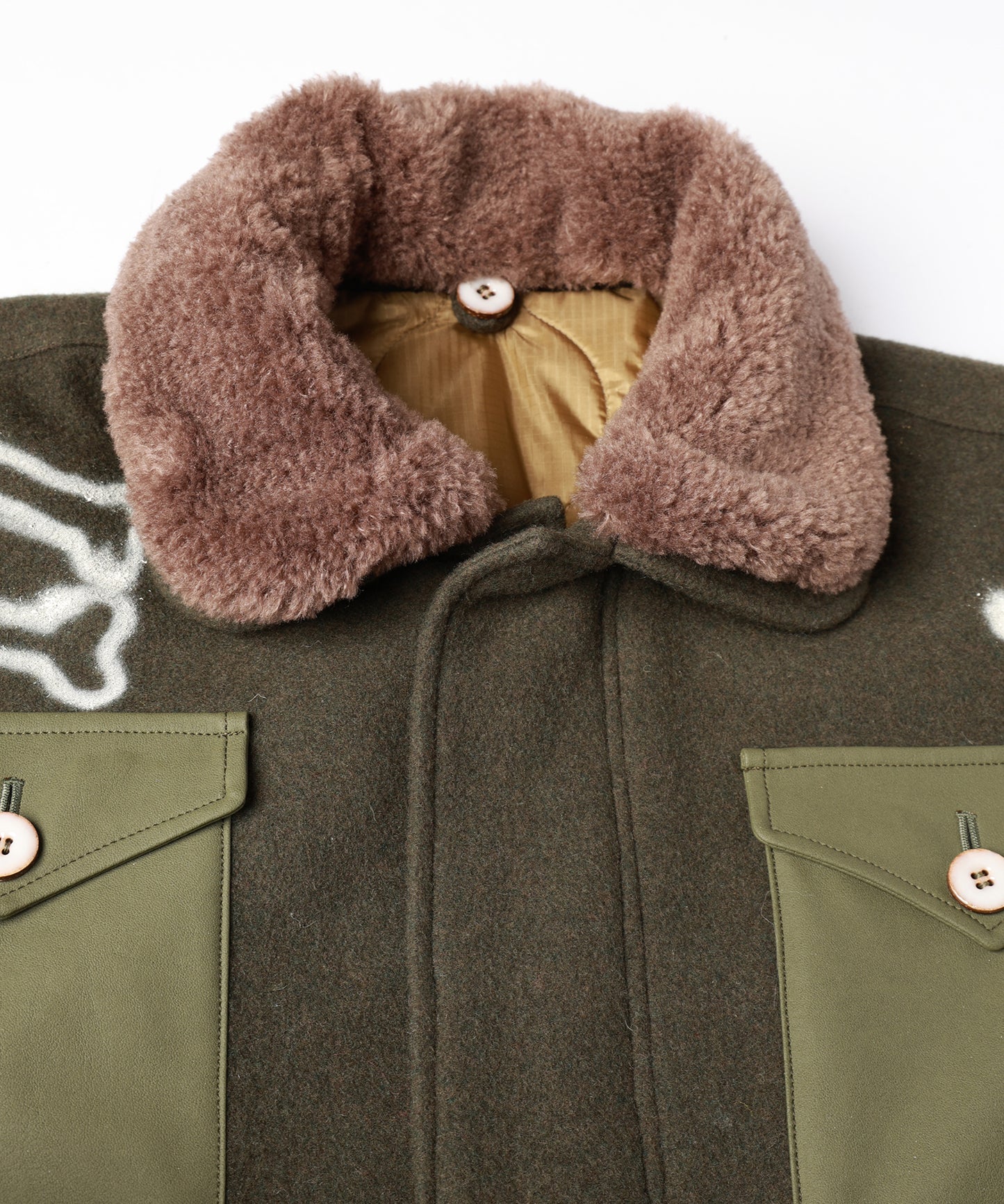 HAND PAINTING MILITARY BLOUSON【9月中旬】