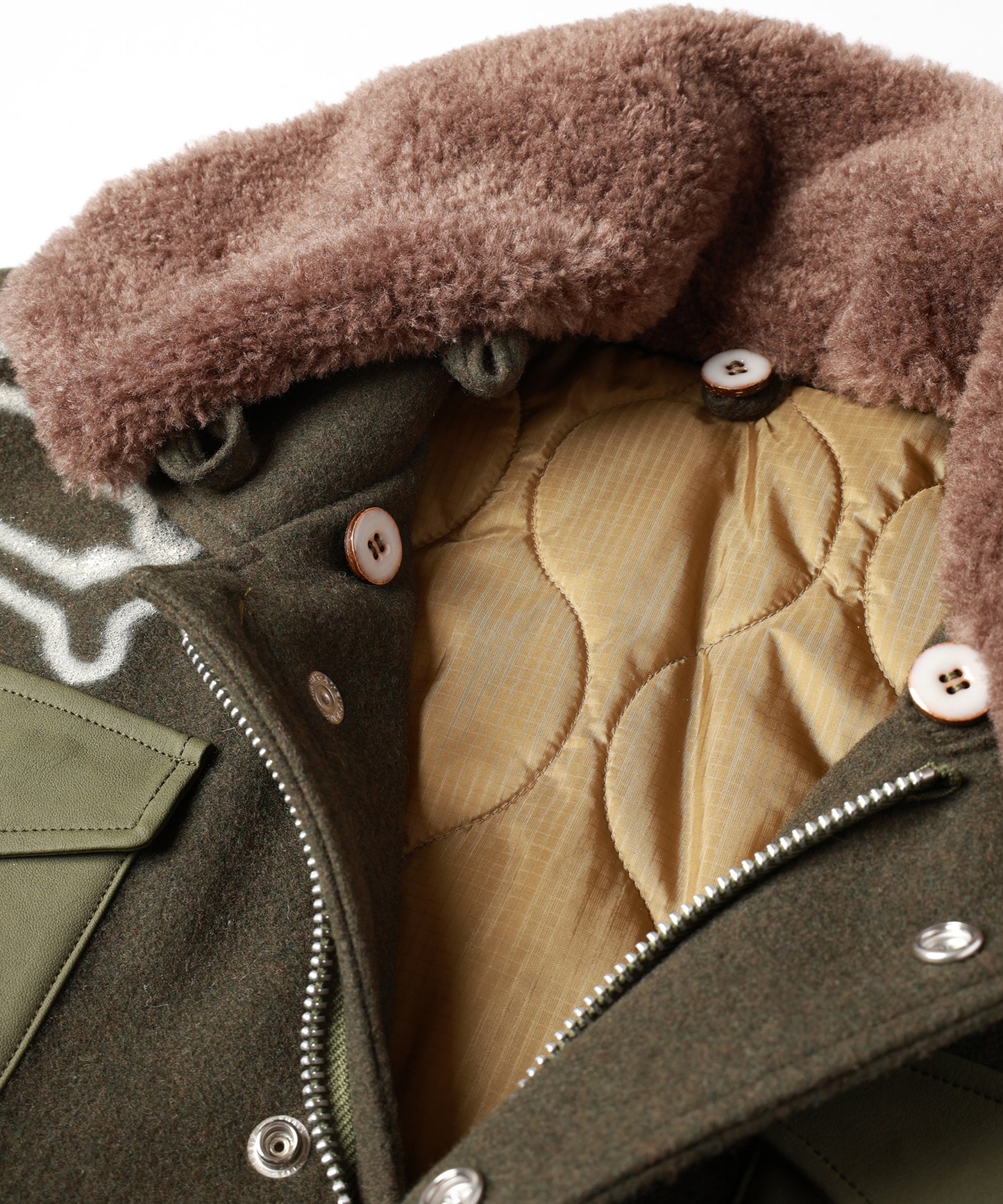 HAND PAINTING MILITARY BLOUSON【9月中旬】
