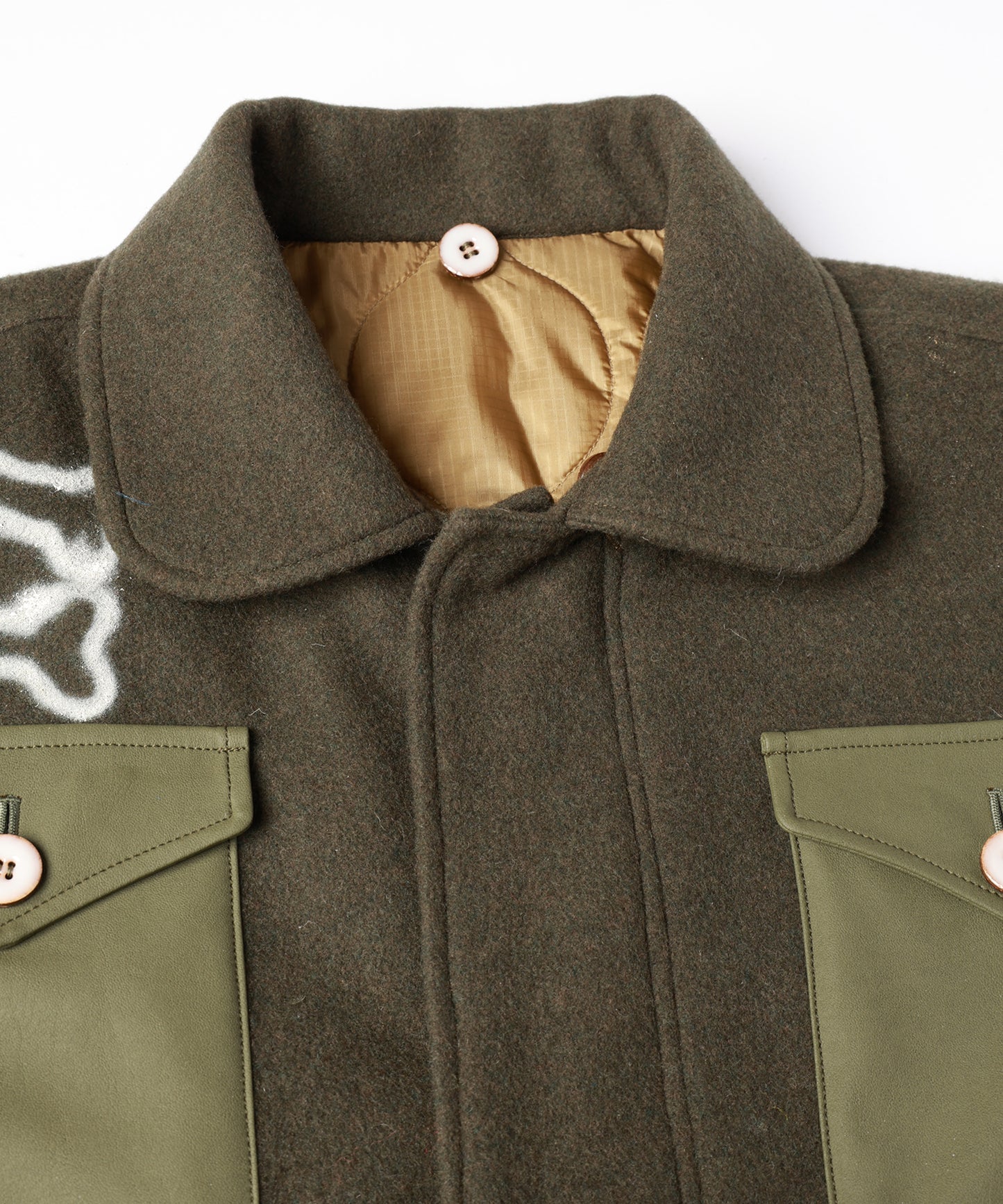 HAND PAINTING MILITARY BLOUSON【9月中旬】