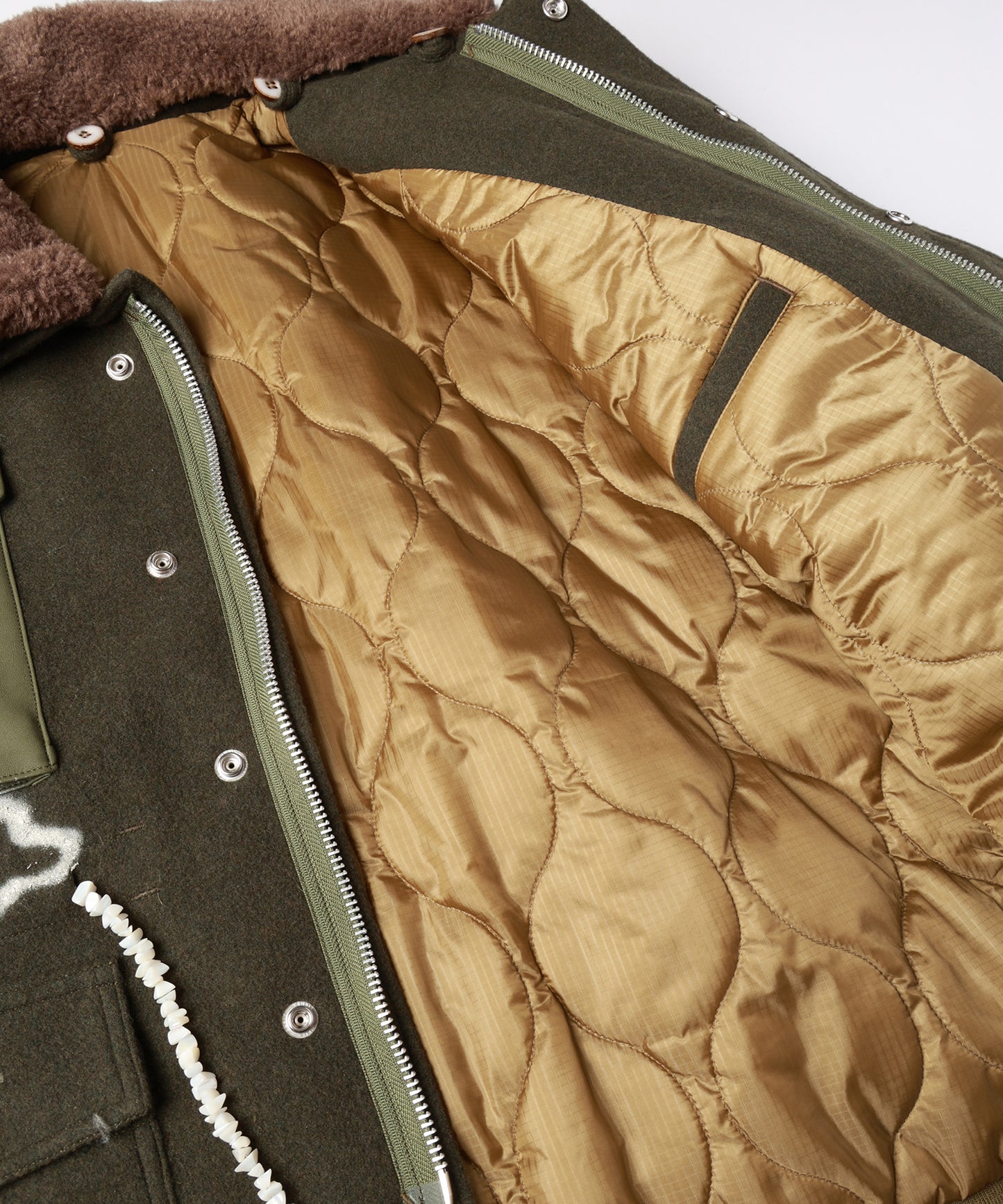 HAND PAINTING MILITARY BLOUSON【9月中旬】