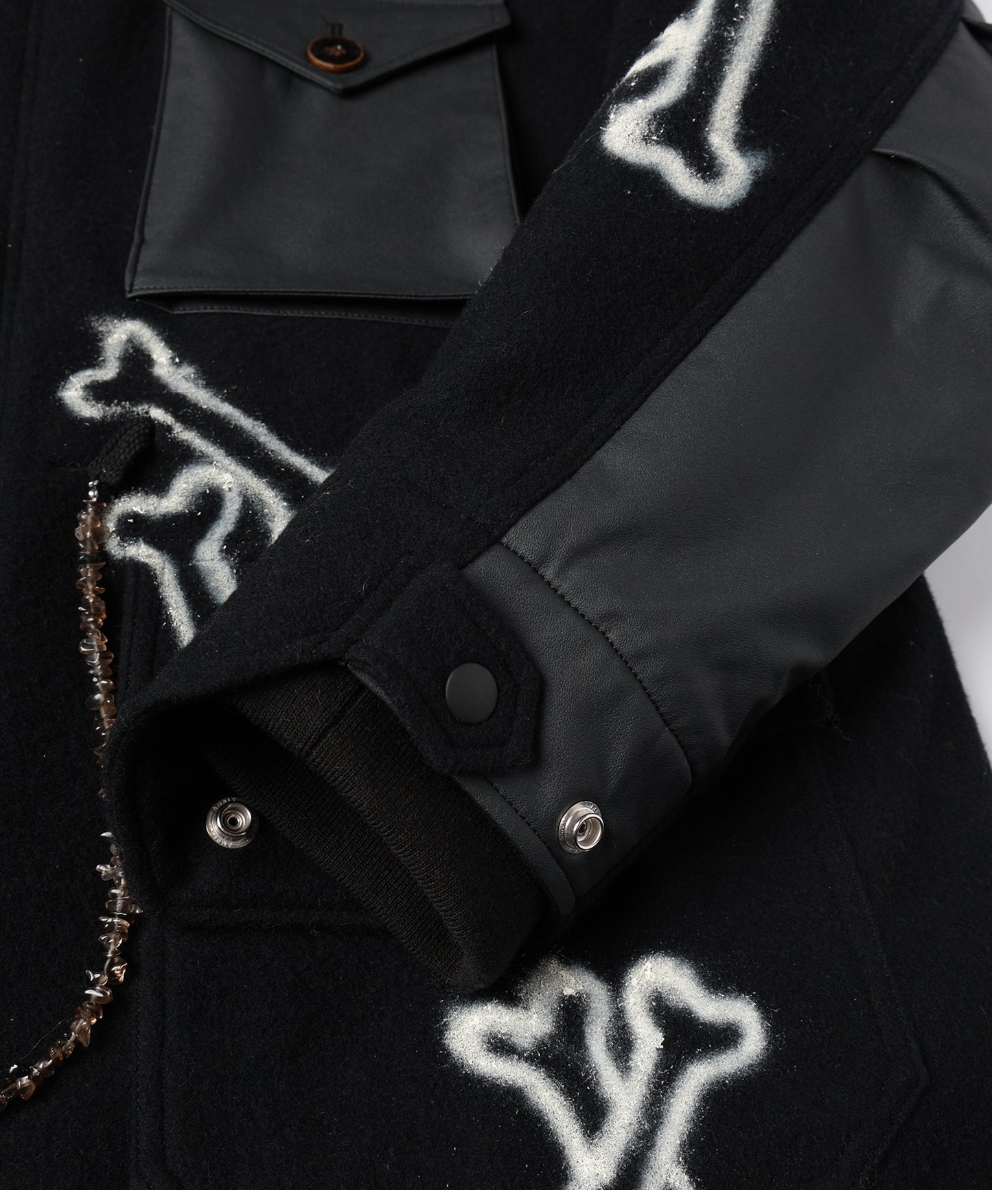 HAND PAINTING MILITARY BLOUSON【9月中旬】