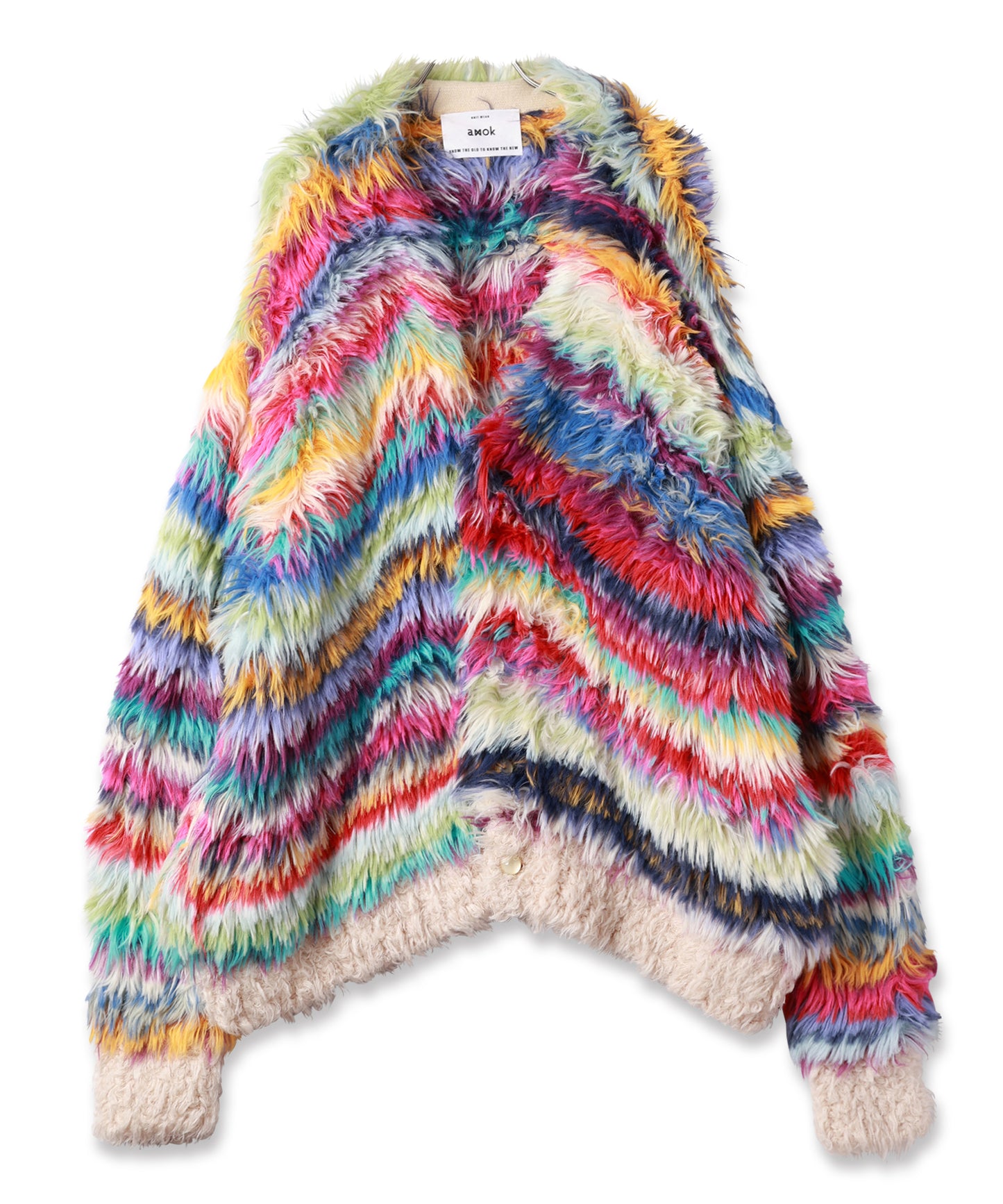 MULTI BORDER KNIT CARDIGAN【8月下旬】