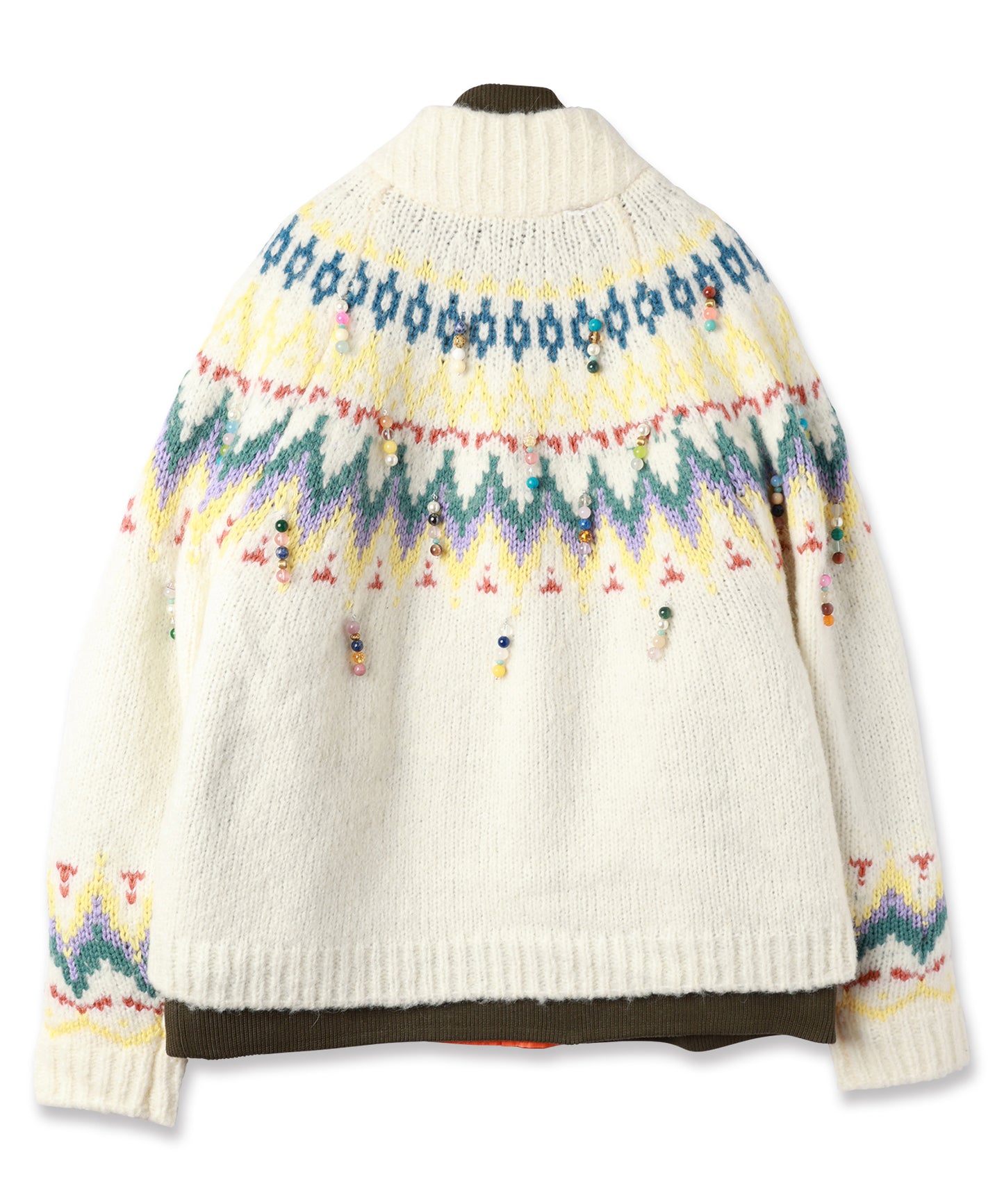 KNIT DOCKING BLOUSON【9月中旬】