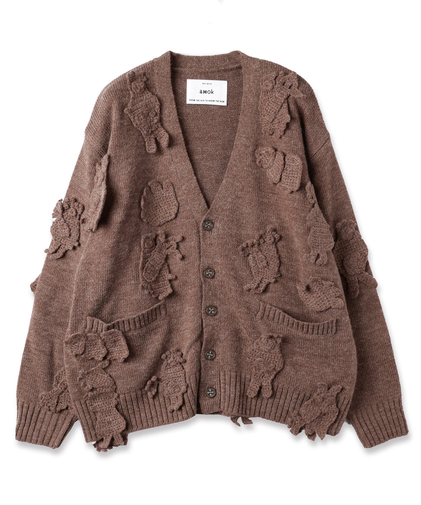 MONSTER CROCHET KNIT CARDIGAN【9月中旬】