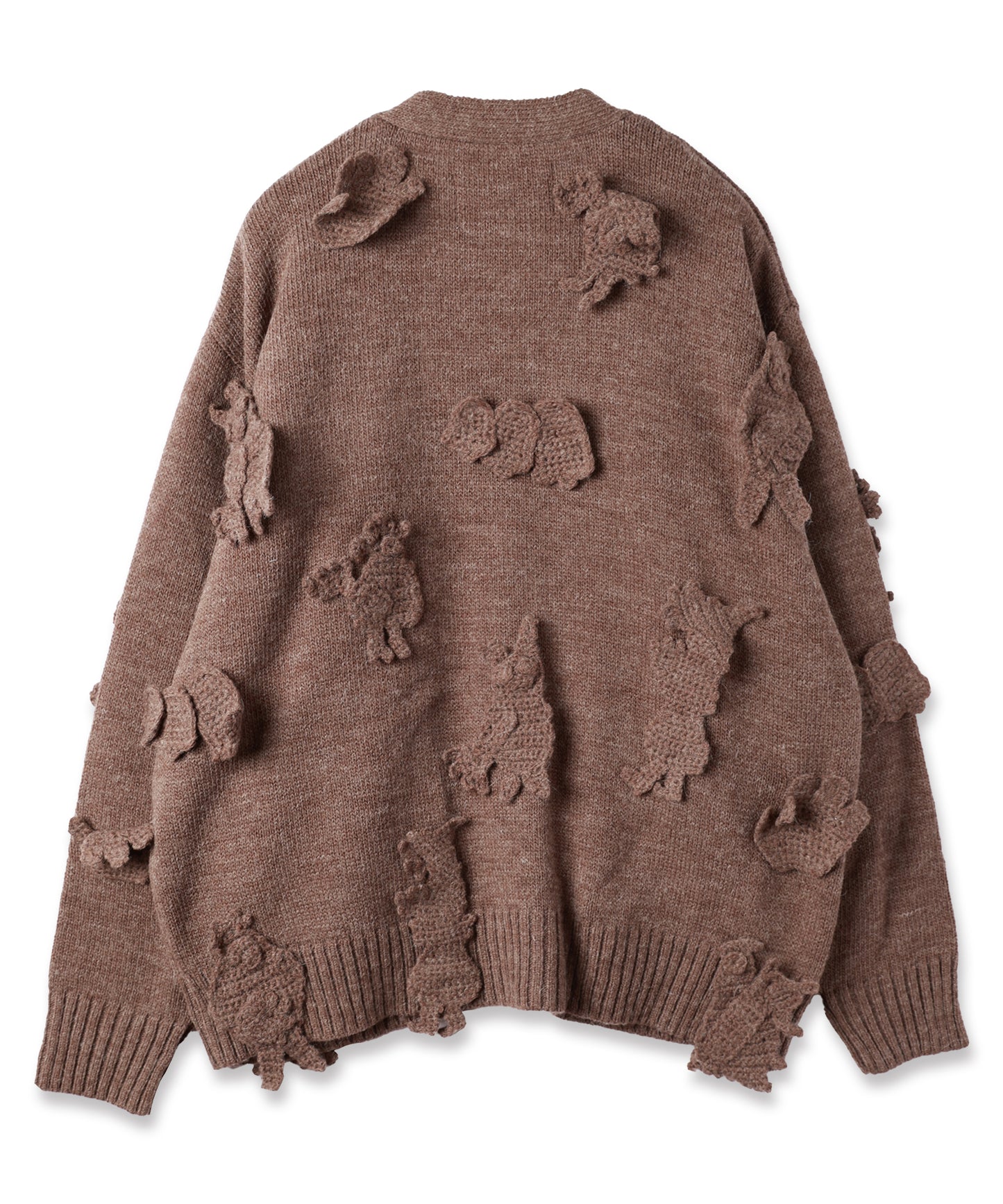 MONSTER CROCHET KNIT CARDIGAN【9月中旬】