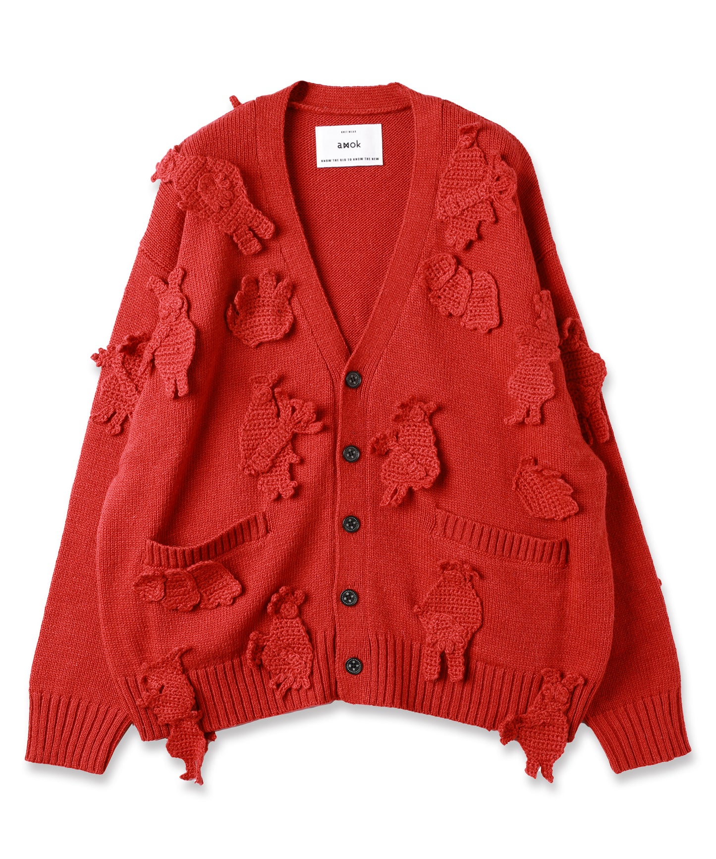 MONSTER CROCHET KNIT CARDIGAN【9月中旬】