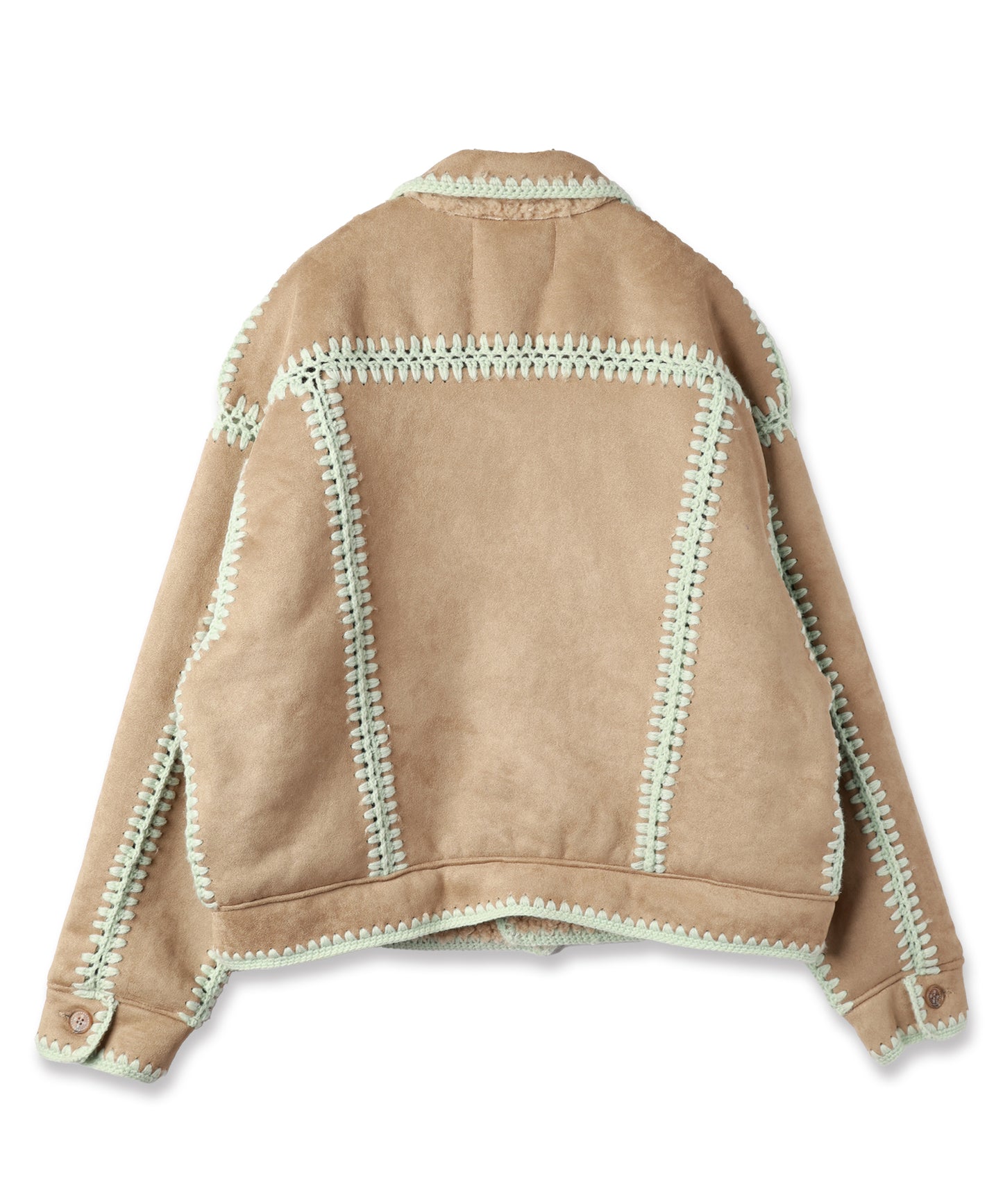 HAND KNITTING BOA BLOUSON【9月中旬】
