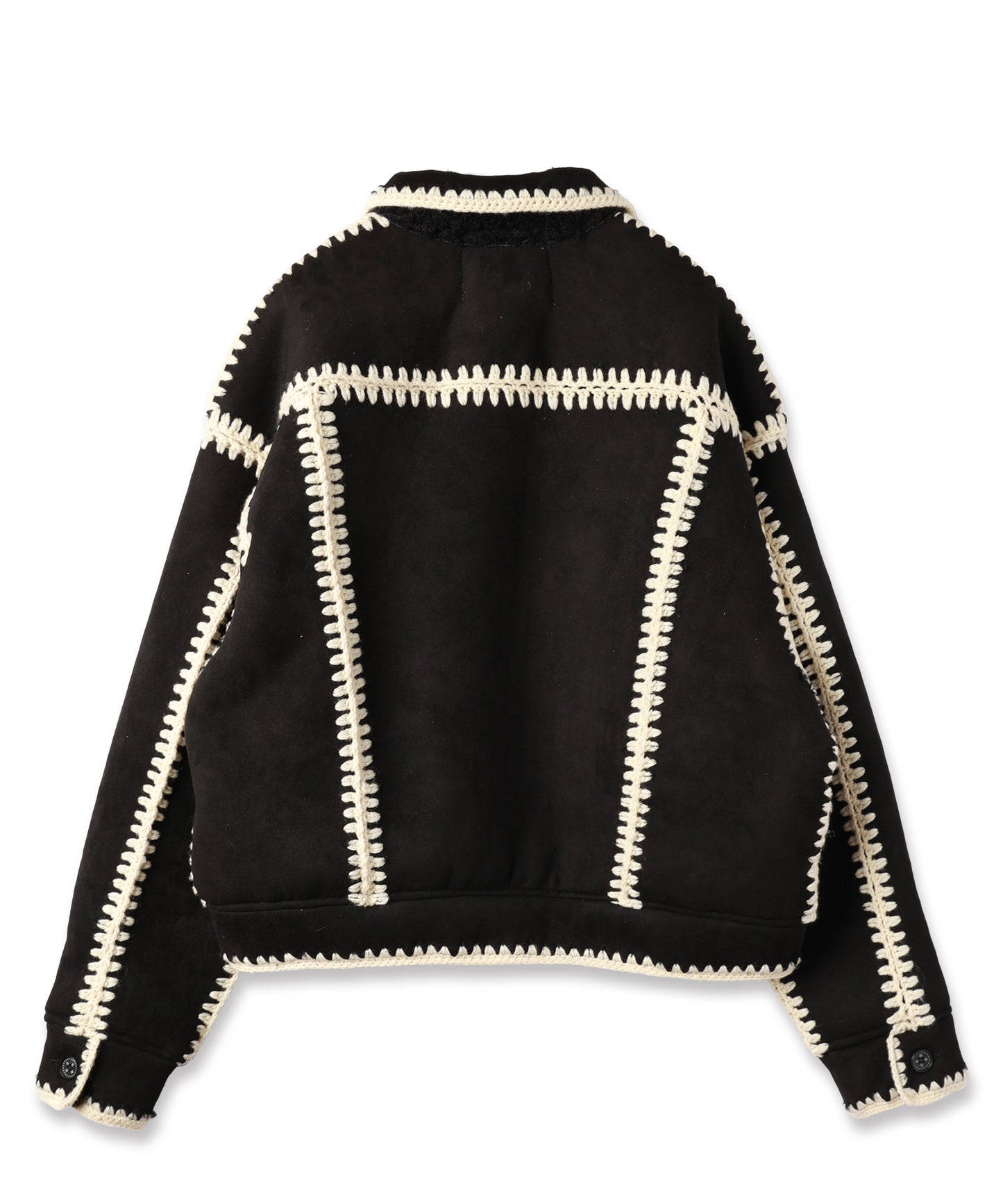 HAND KNITTING BOA BLOUSON【9月中旬】