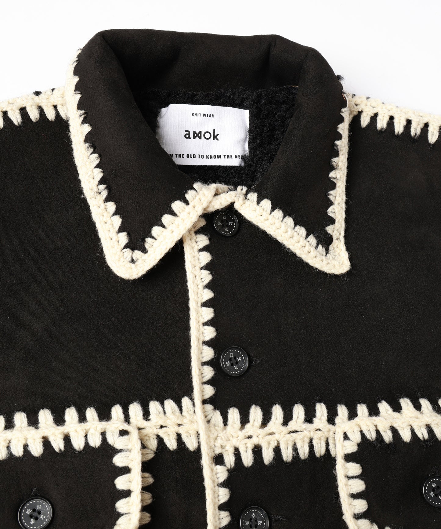 HAND KNITTING BOA BLOUSON【9月中旬】