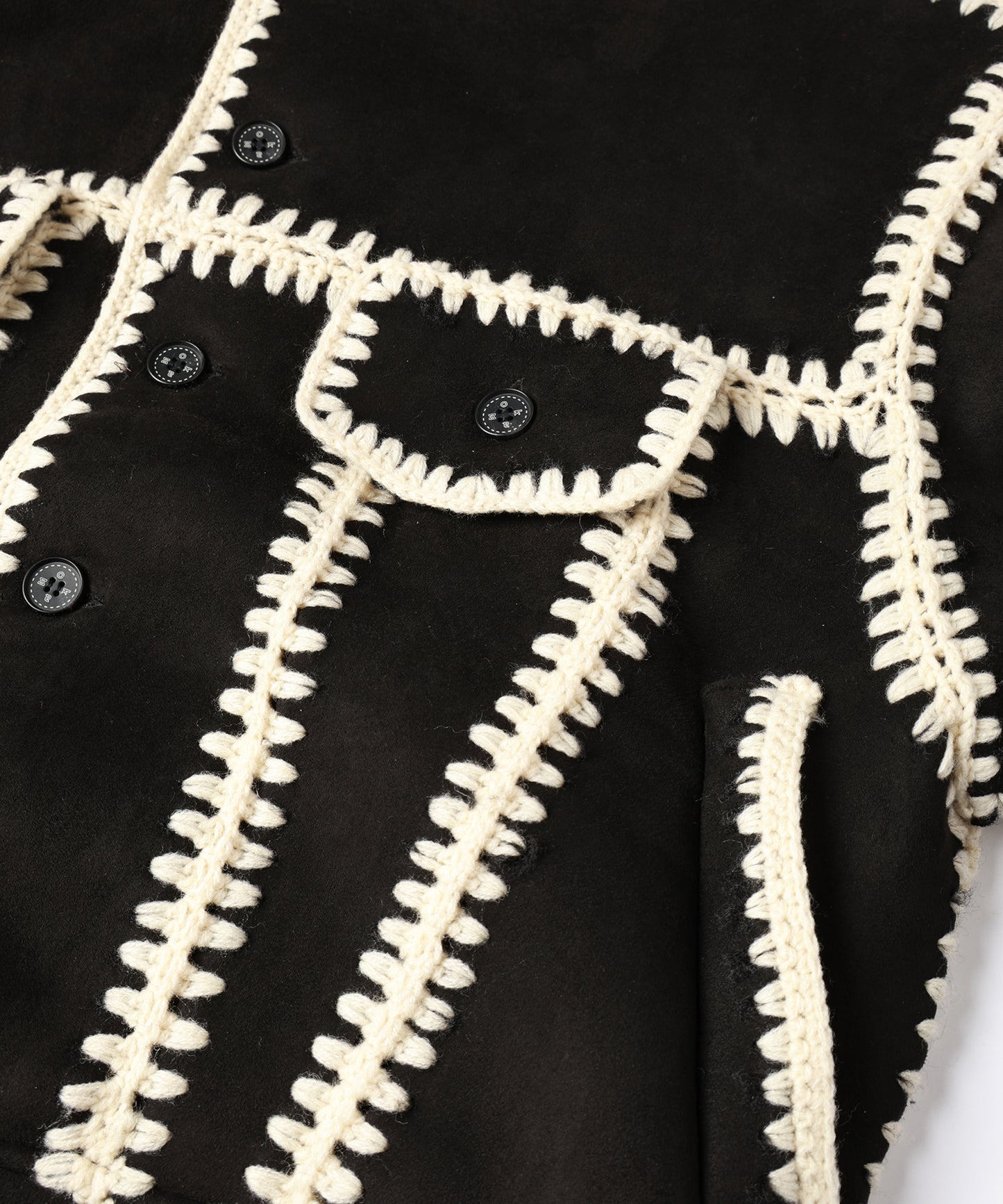 HAND KNITTING BOA BLOUSON【9月中旬】