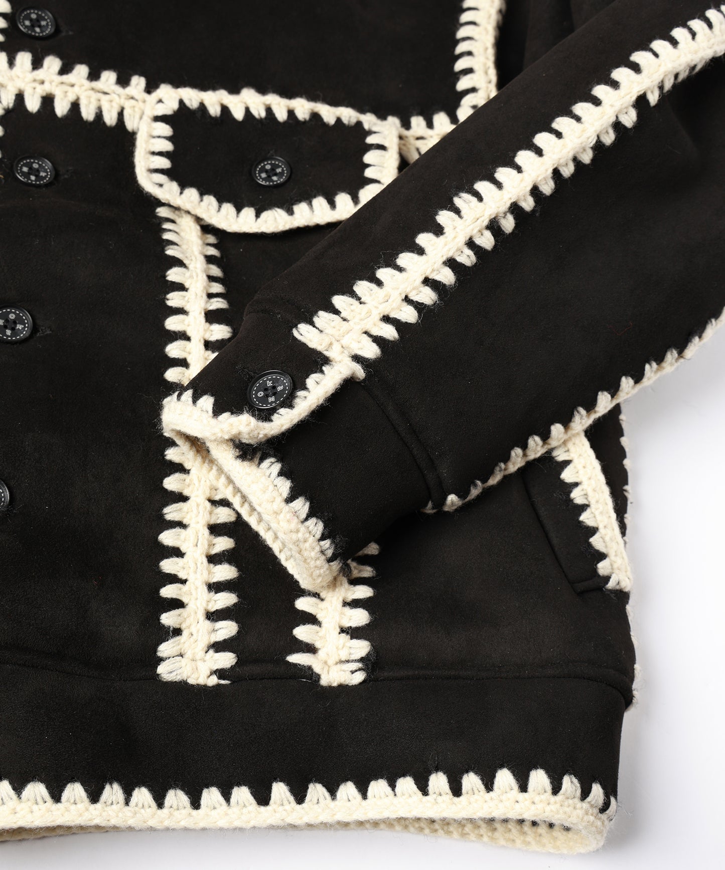 HAND KNITTING BOA BLOUSON【9月中旬】