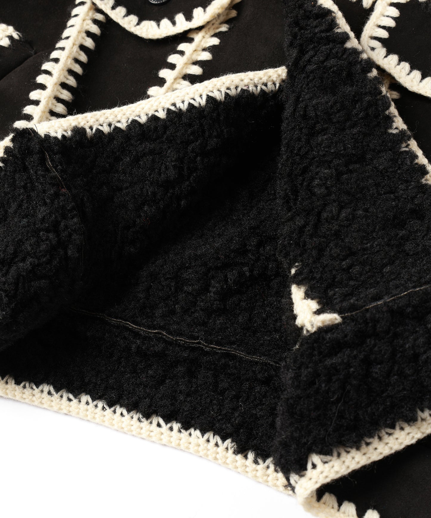 HAND KNITTING BOA BLOUSON【9月中旬】